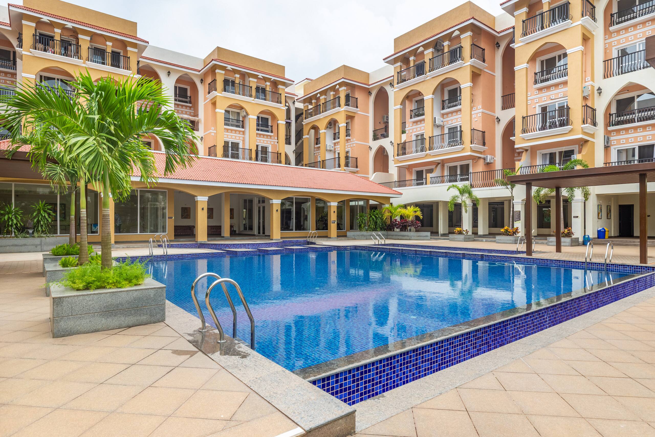 Zomestays Siolim|Apartment-Pool-Gym 29