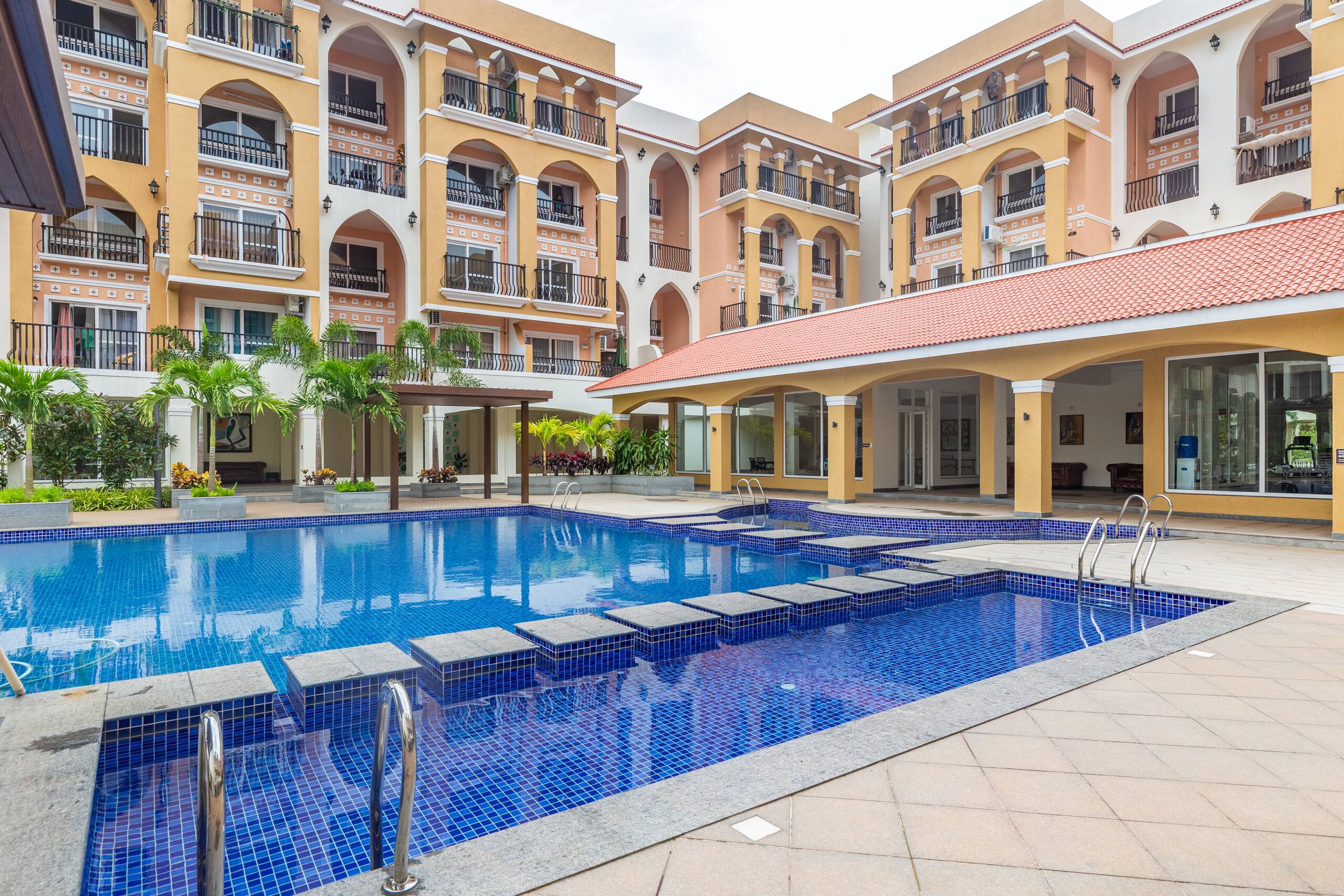 Zomestays Siolim|Apartment-Pool-Gym 26