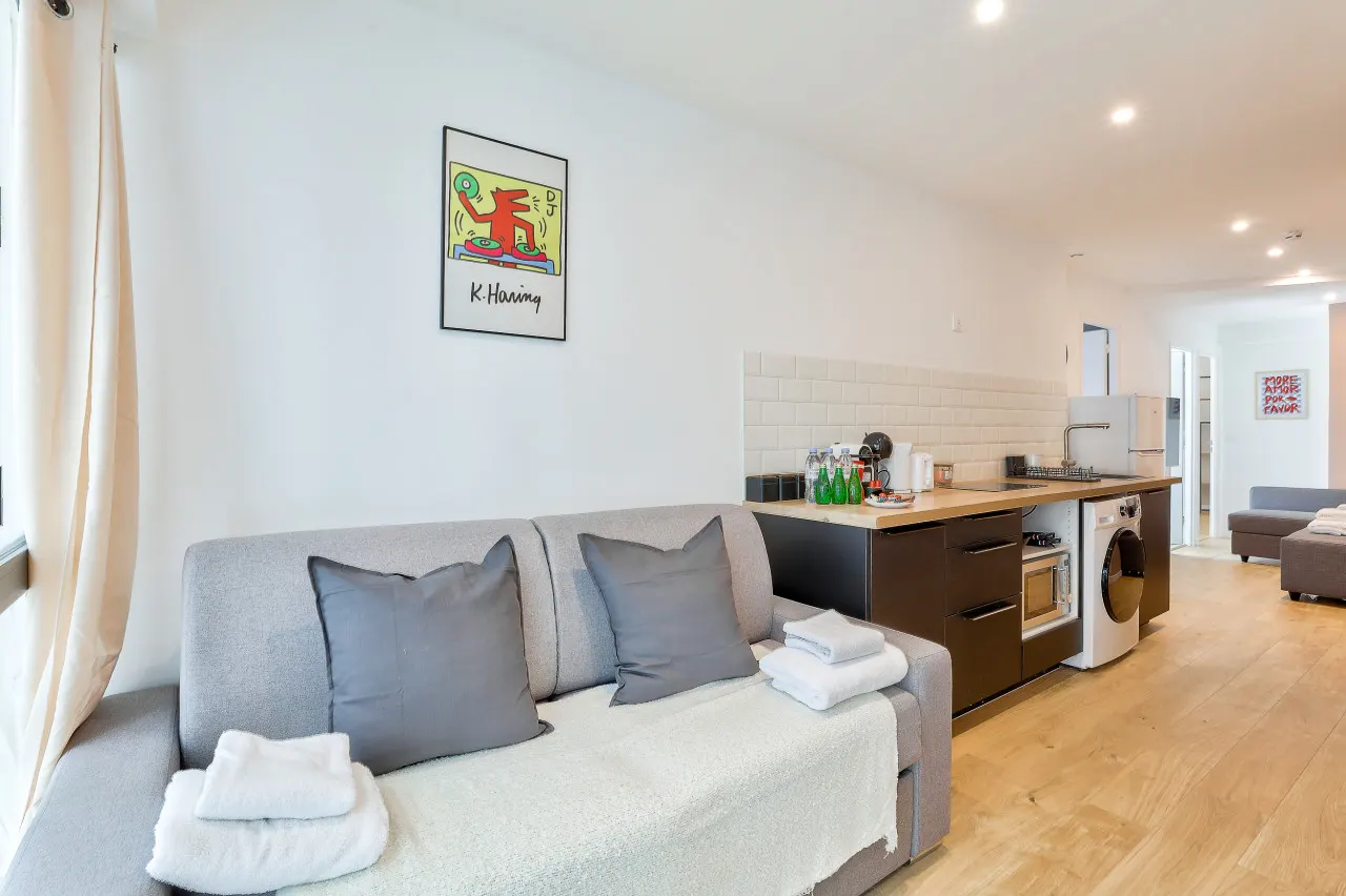 3.Charme Parisien#4Pers#1 chambre#Paris19 5