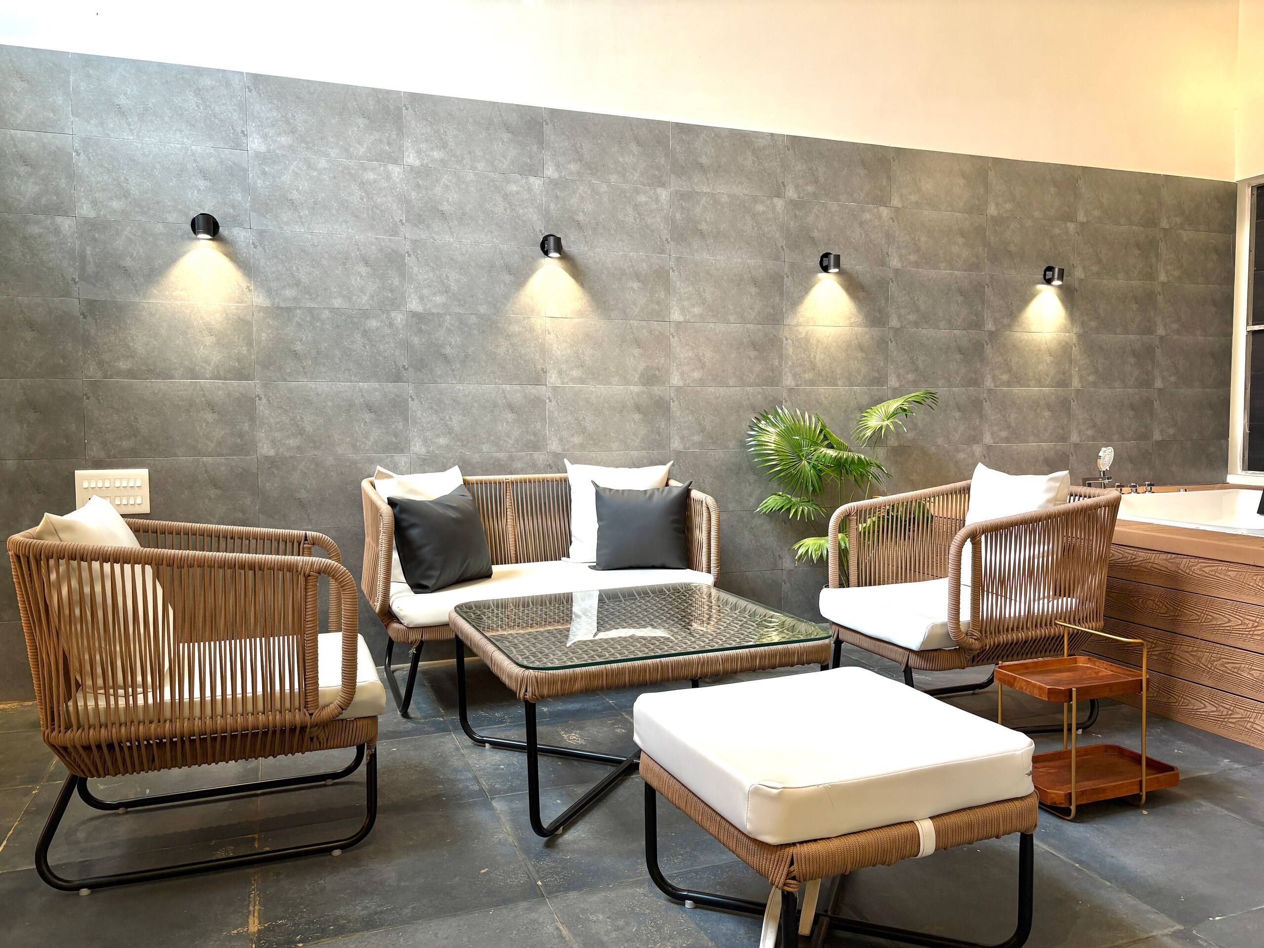 Romantic Jacuzzi 1BHK Candolim | Mirashya UG10 35