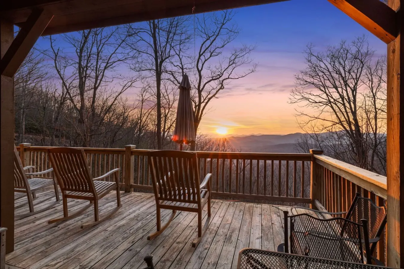 Mountain Retreat Sunset Views & 20 Min to AVL 12