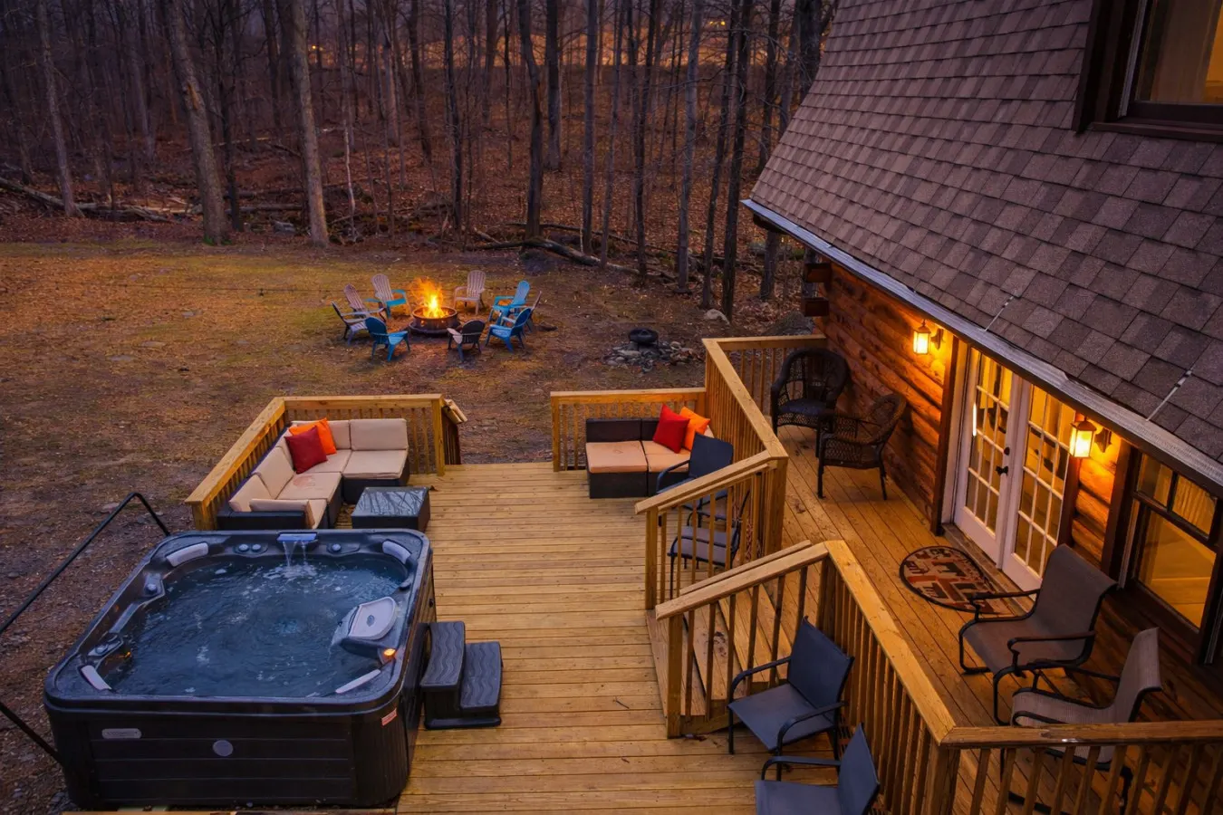 Big Poconos Retreat Hot Tub Sauna Pool Table 2