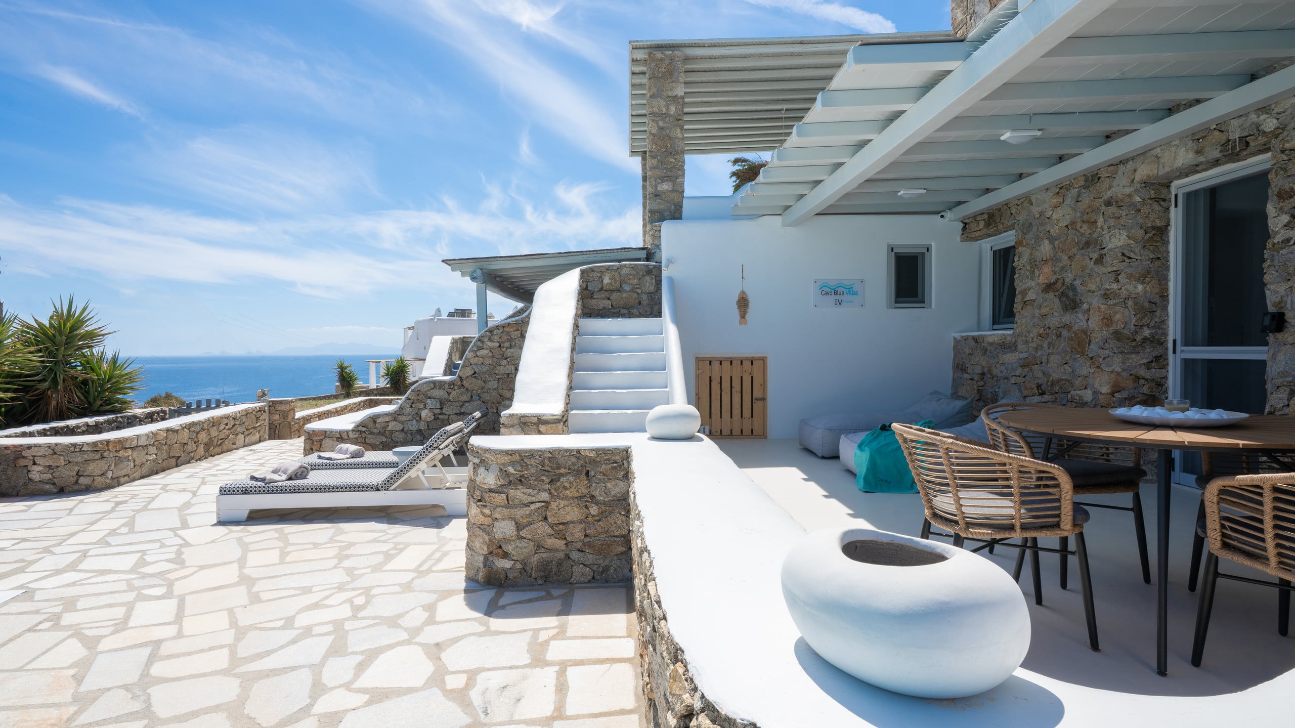 Cavo blue Family villa 4 shared pool 28