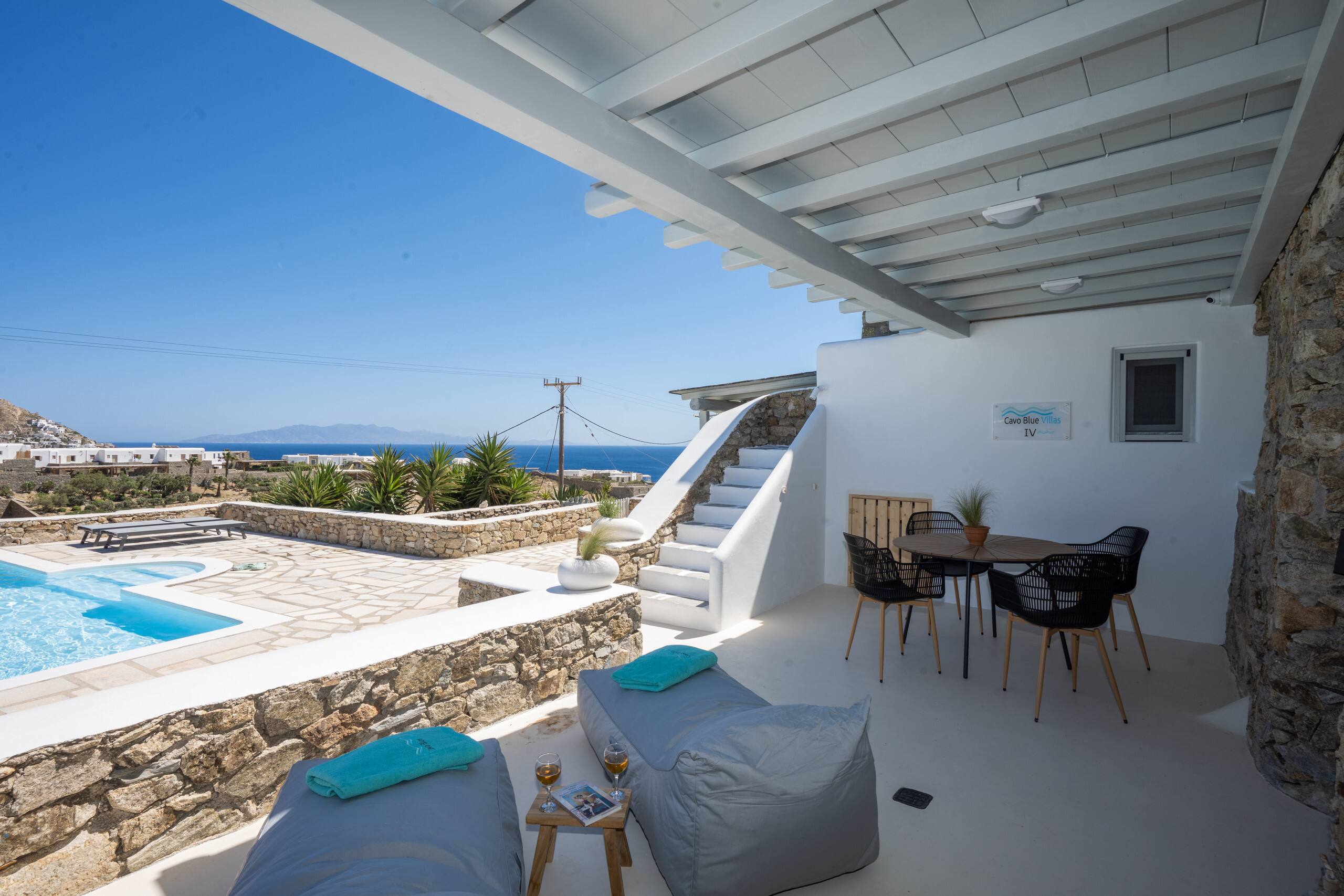 Cavo blue Family villa 4 shared pool 27