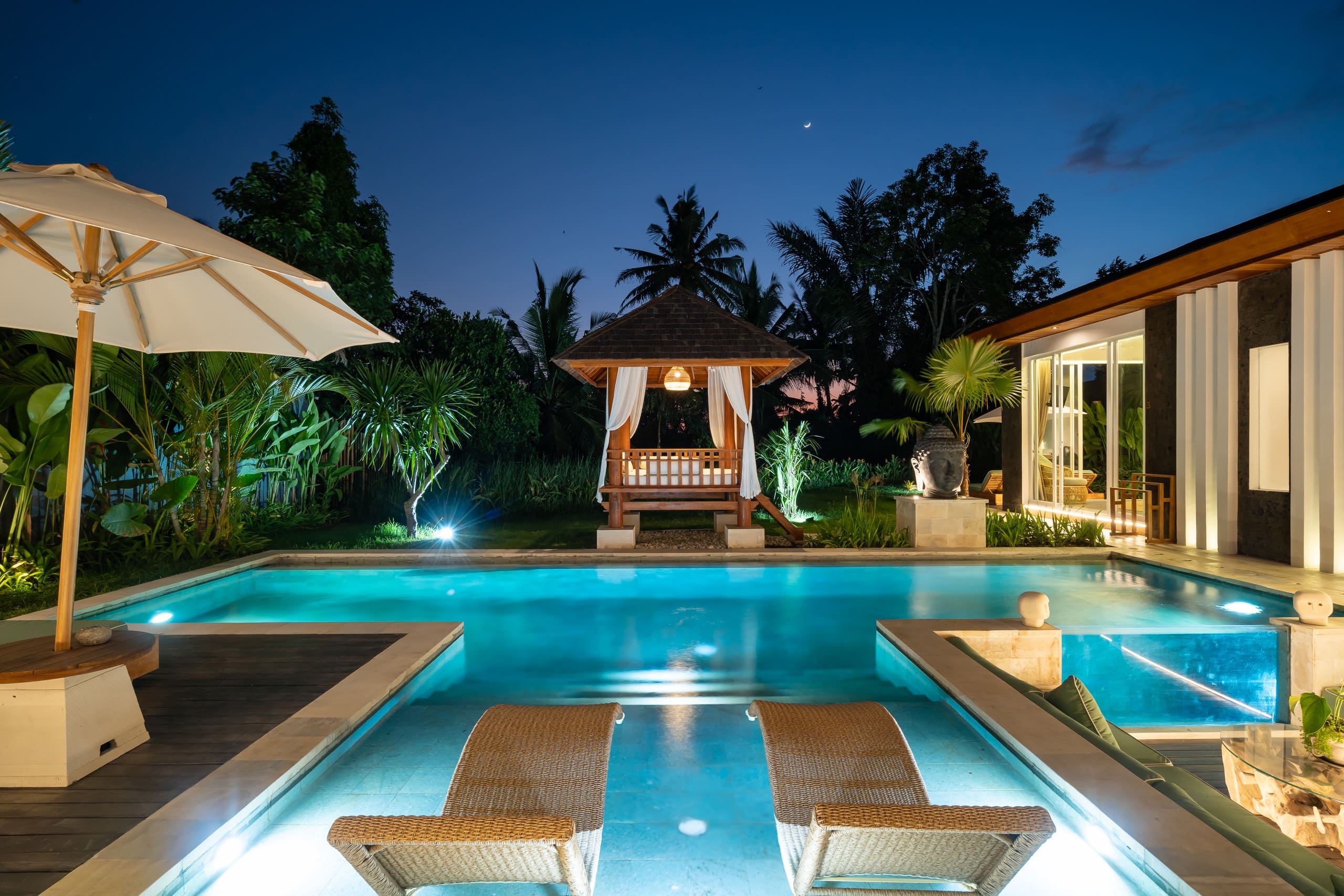 Villa Myassa: 3BR in Ubud w/Infinity Pool & Garden