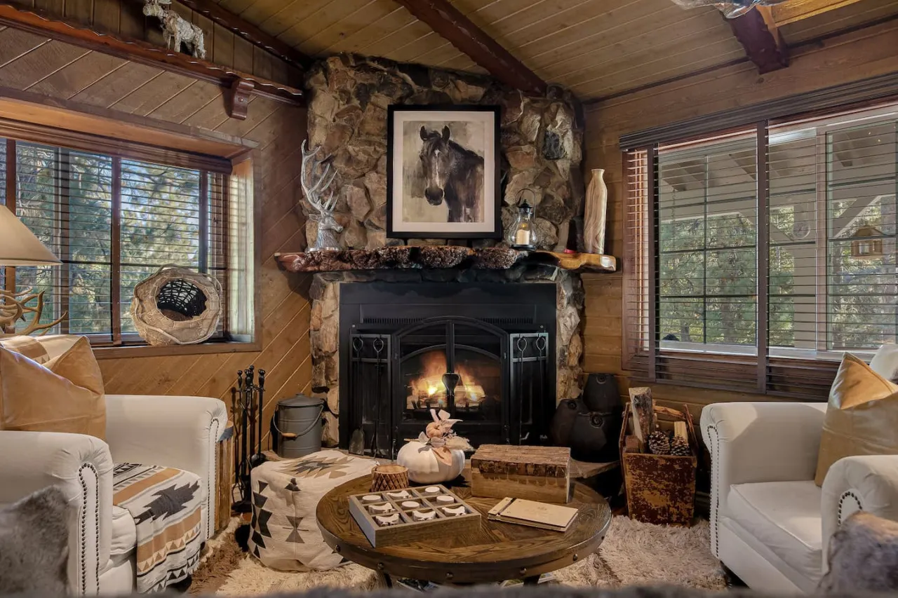 2BR Eureka Designer Cabin w Pergola & Ping Pong 1