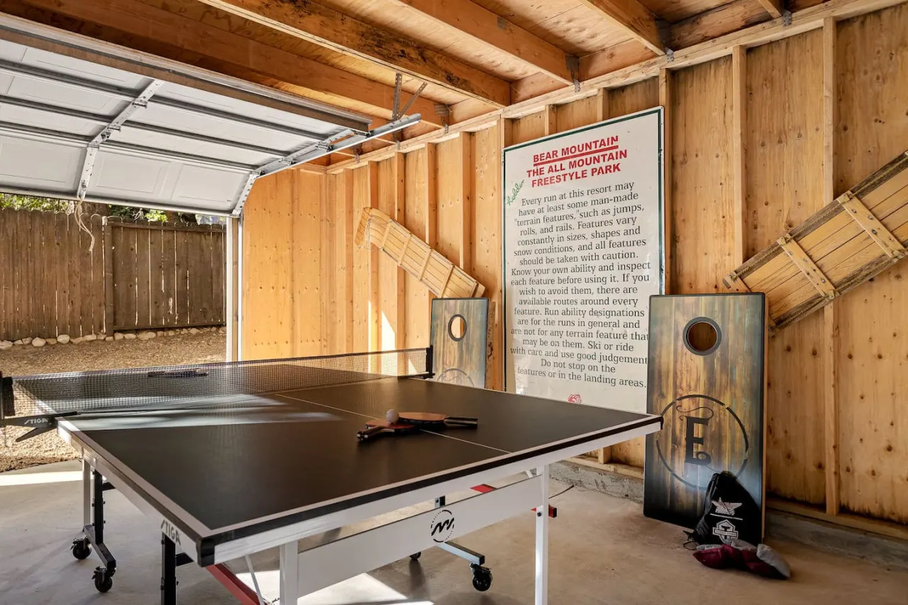 2BR Eureka Designer Cabin w Pergola & Ping Pong 3