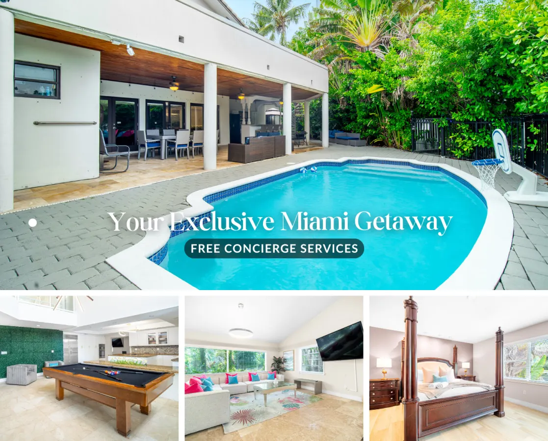 Villa Perla 6BR 4BA for 18 Pool, Pool Table, Billiards, Outdoor Living & Dine, Grill and More Miami Shores 1