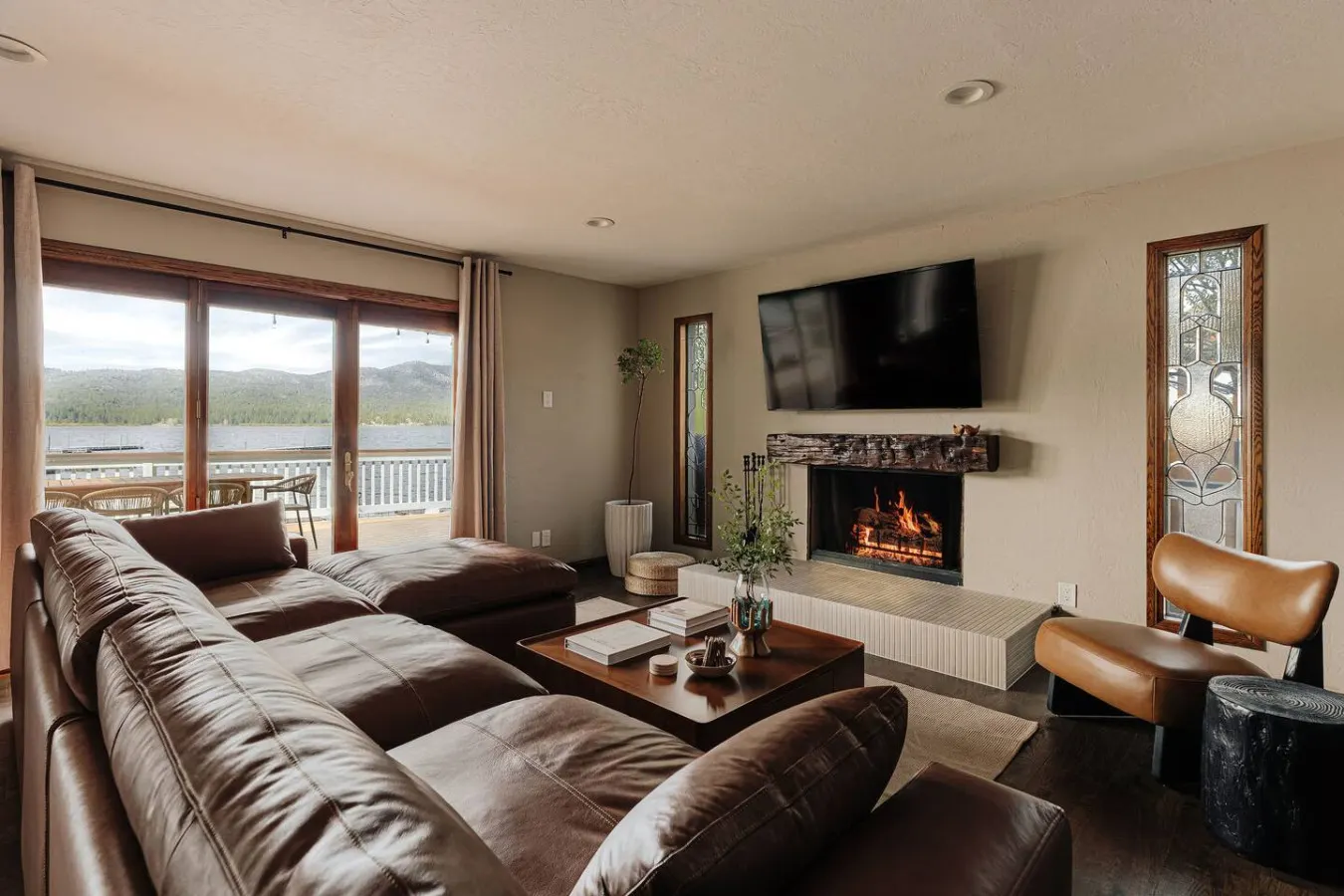 Lakefront Luxe Lodge w/Dock & Hot Tub near Village 17