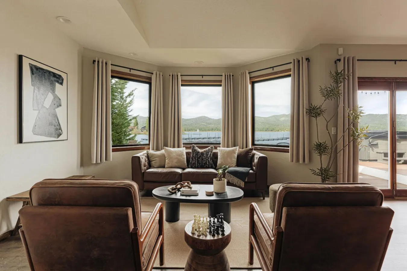 Lakefront Luxe Lodge w/Dock & Hot Tub near Village 18