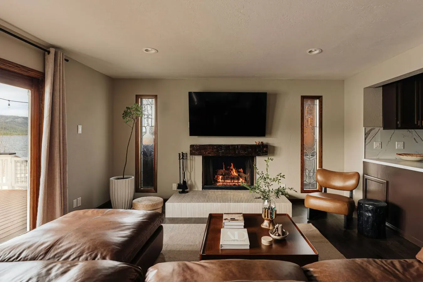 Lakefront Luxe Lodge w/Dock & Hot Tub near Village 20