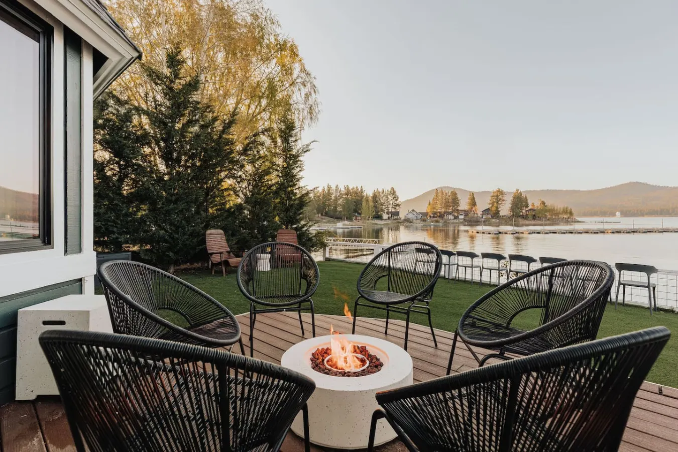 Lakefront Luxe Lodge w/Dock & Hot Tub near Village 5