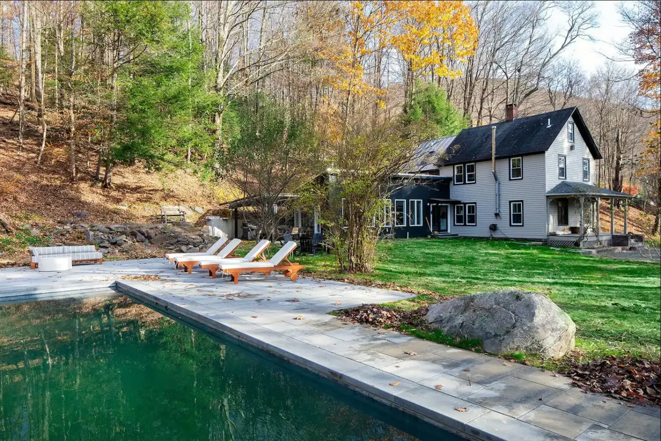 Modern Farmhouse w/ Heated Pool & Creek Access — photo 3