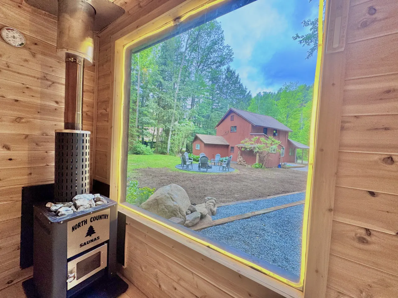 Riverside Sauna Hot tub Pizza Oven 18