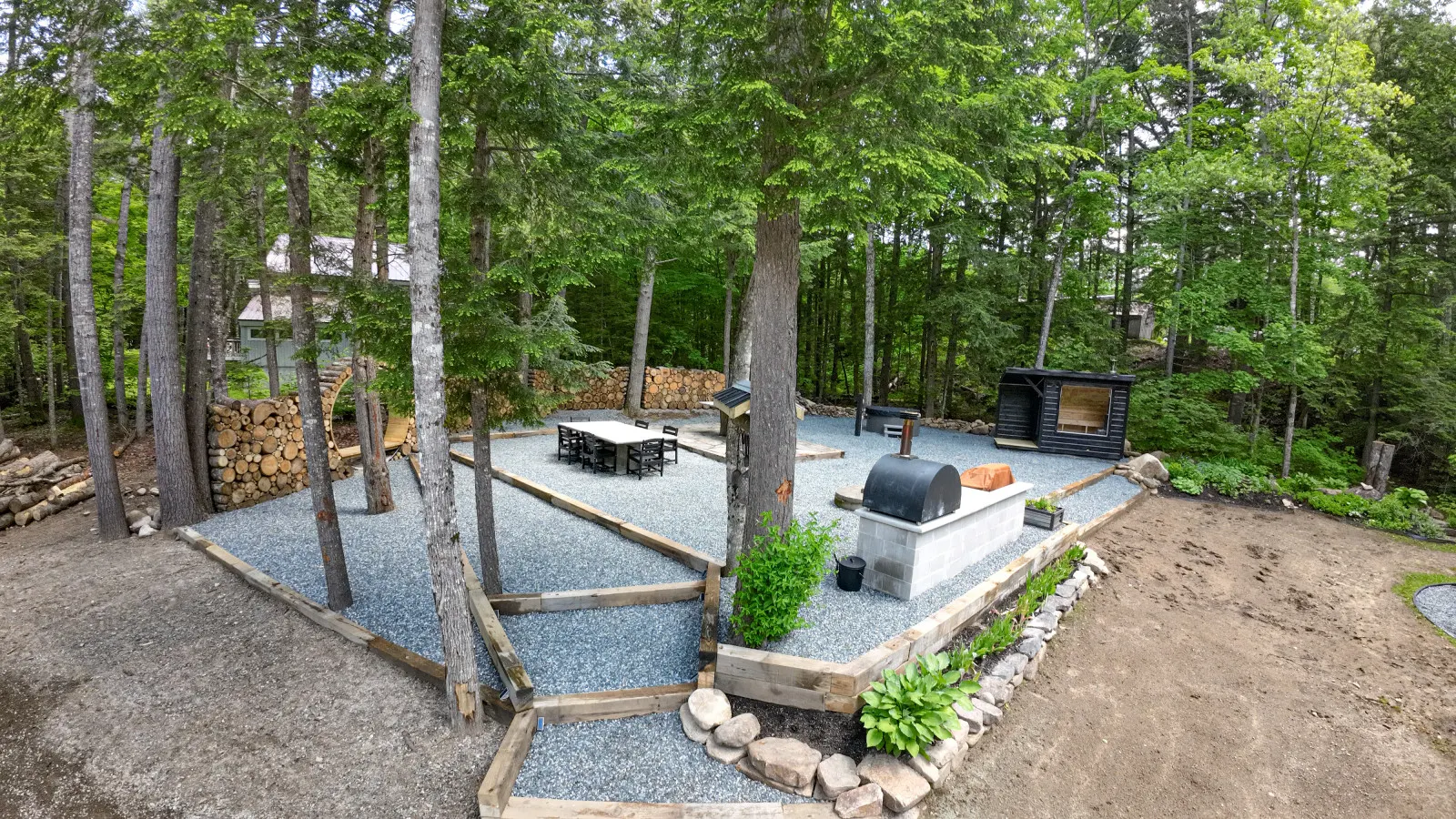 Riverside Sauna Hot tub Pizza Oven 7