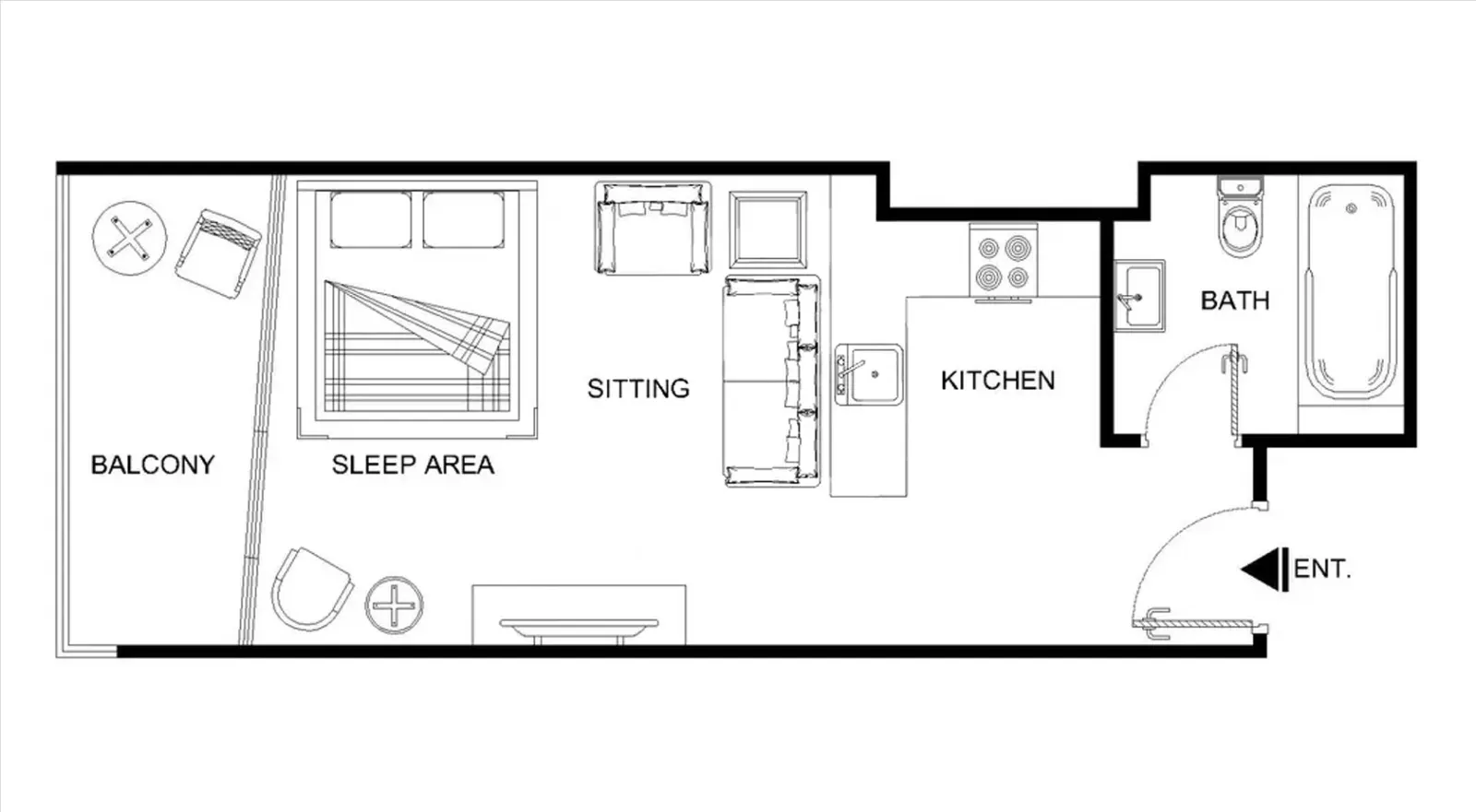 LUX The Marina View Suite 1 17