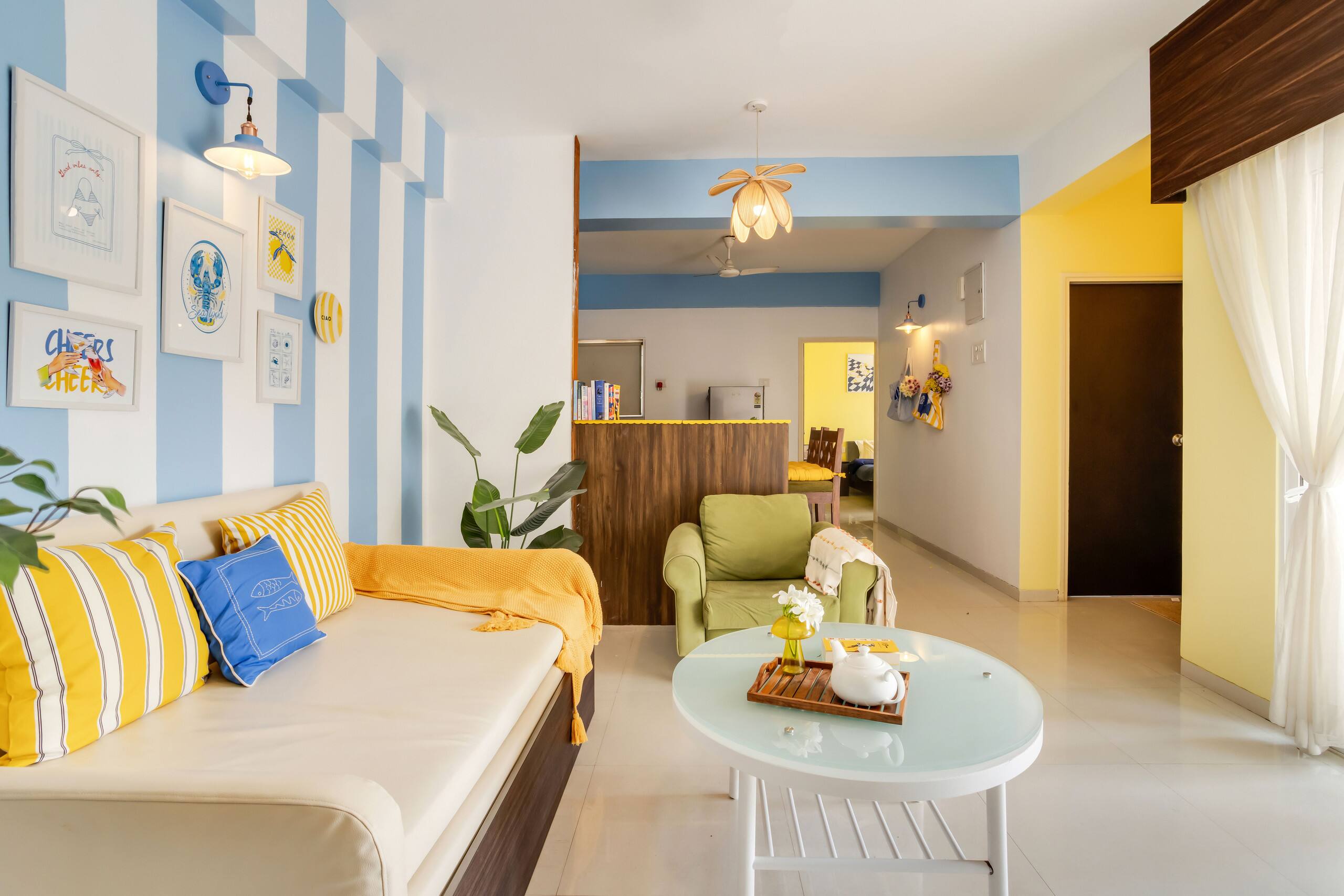 2BHK with Pool & Balcony near Anjuna Beach 10