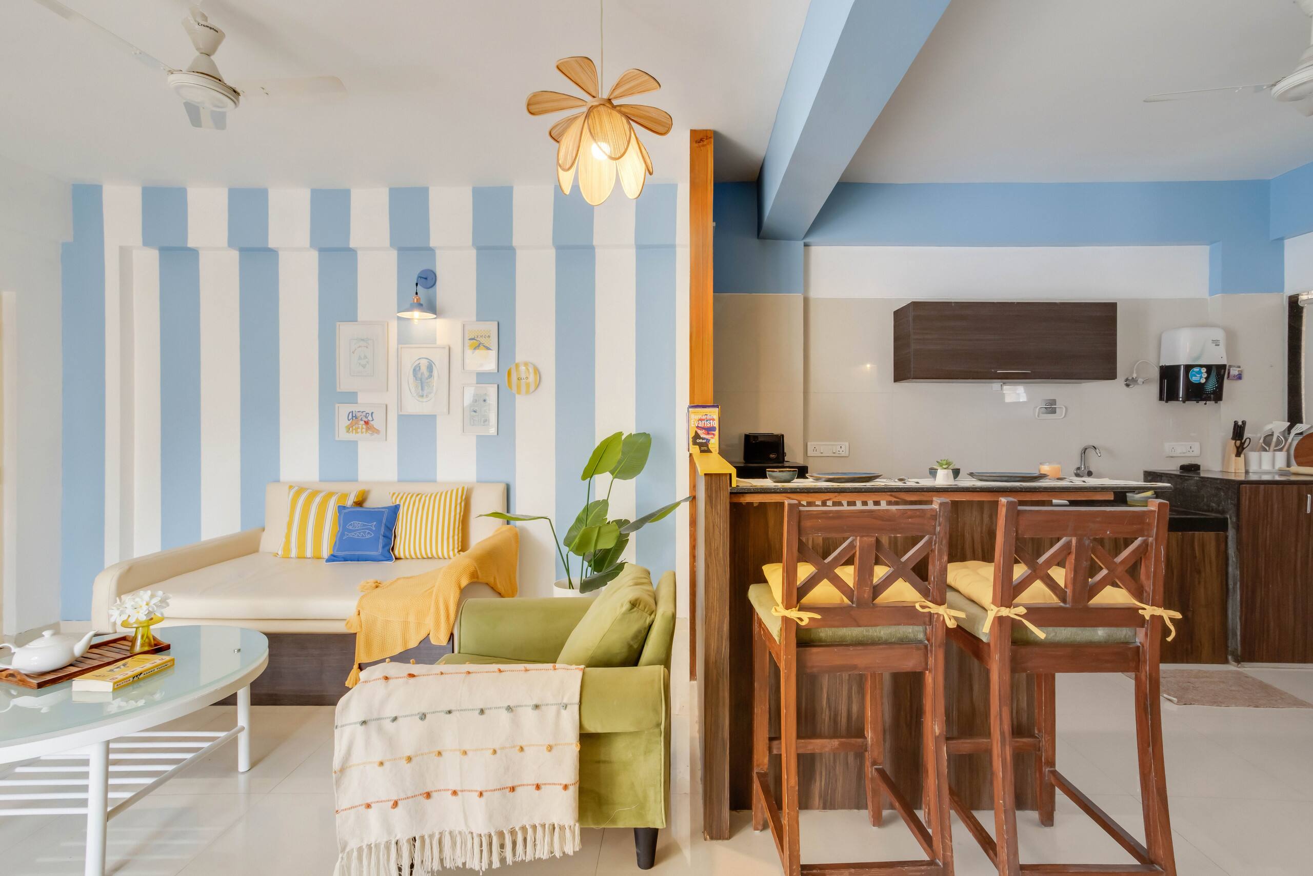 2BHK with Pool & Balcony near Anjuna Beach 29