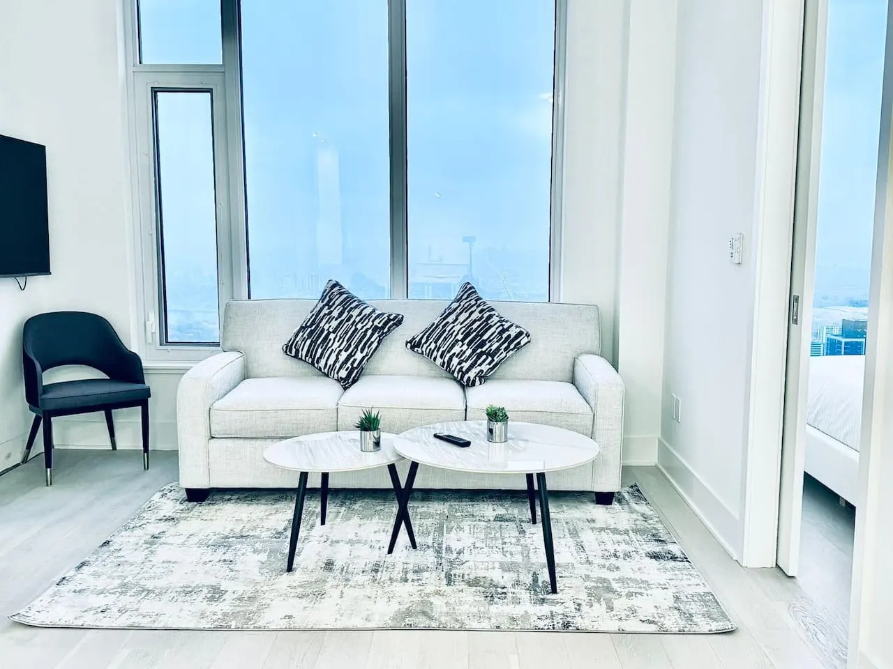 Yorkville Skycrest Penthouse King Bed 1