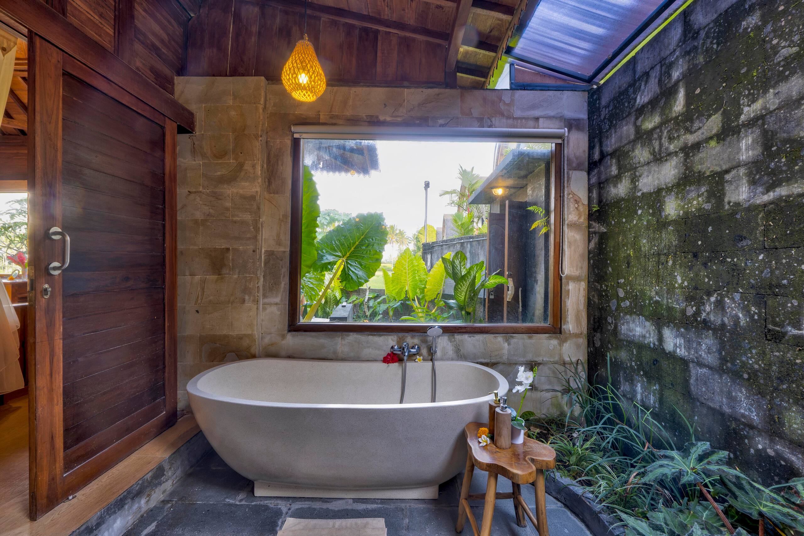 Private pool villa with rice field view near Ubud 7