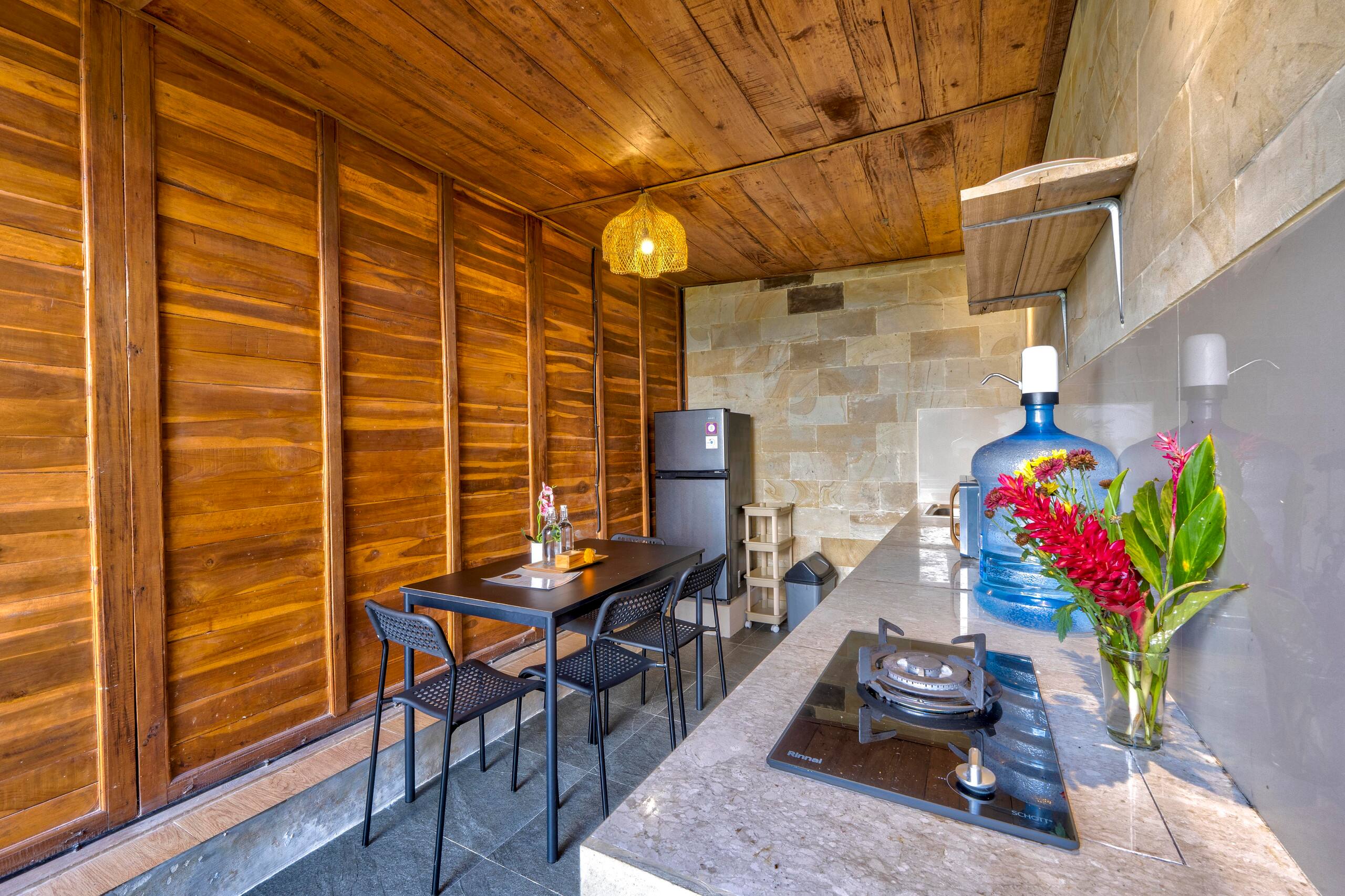 Private pool villa with rice field view near Ubud 12