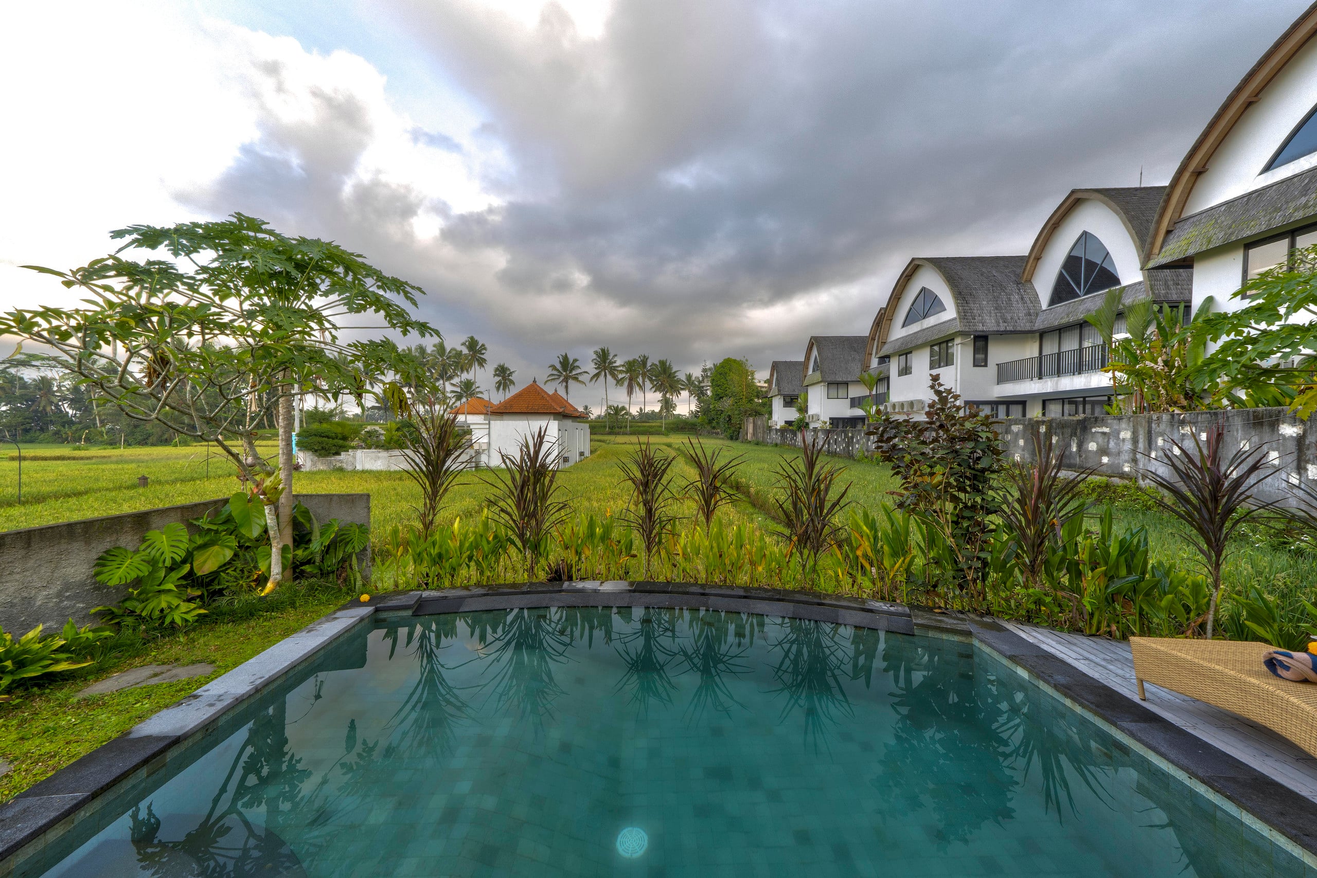 Private pool villa with rice field view near Ubud — photo 4