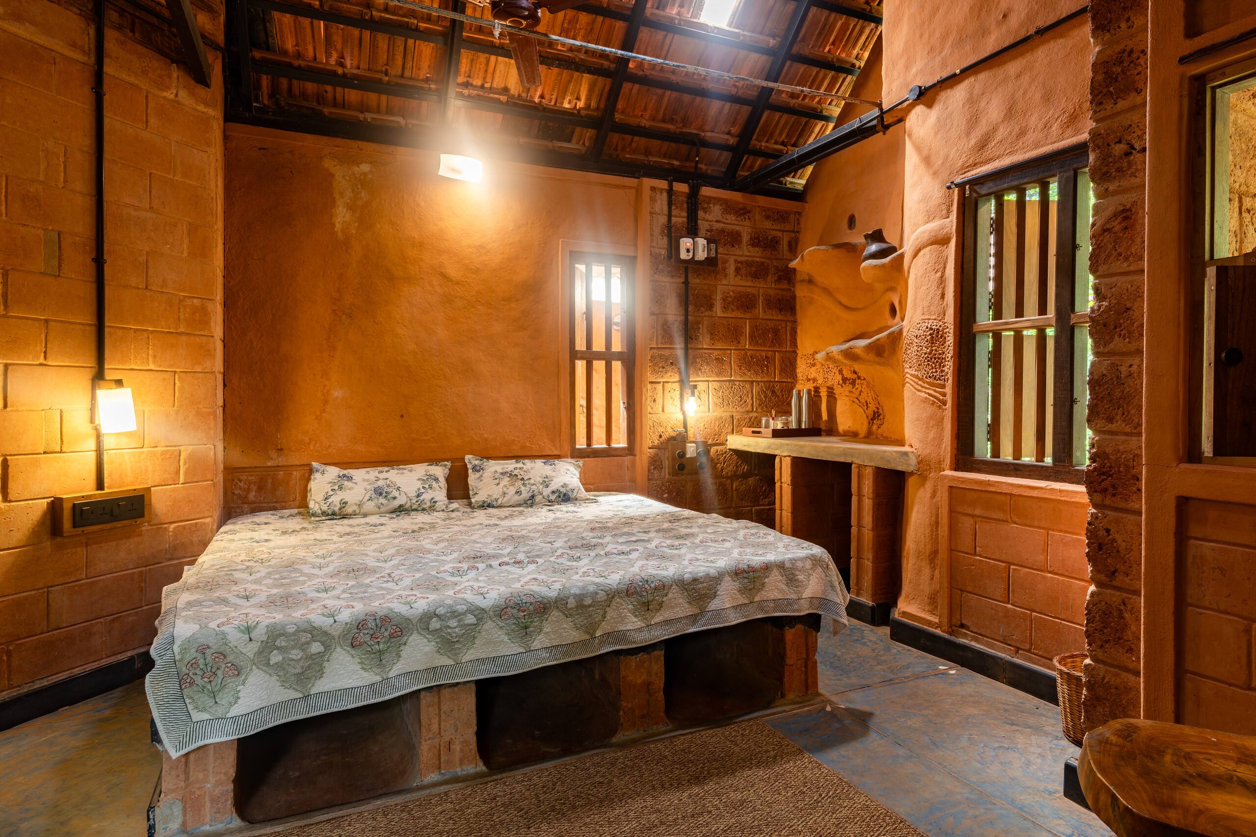 Varanashi Organic Farms Stay in Neela Mud Cottage