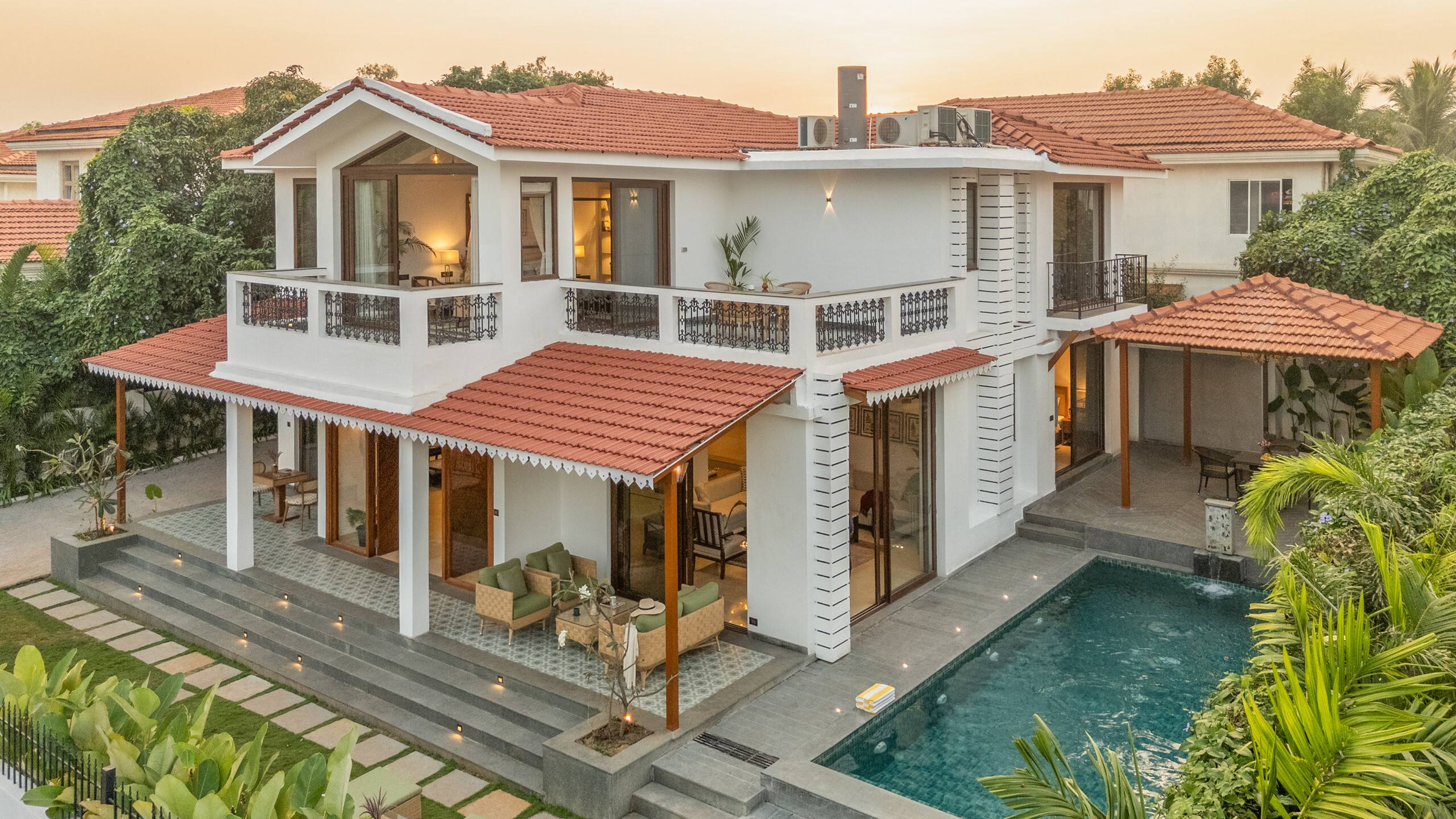 Serene HoneyDew 4BHK Vagator Standalone Villa 2