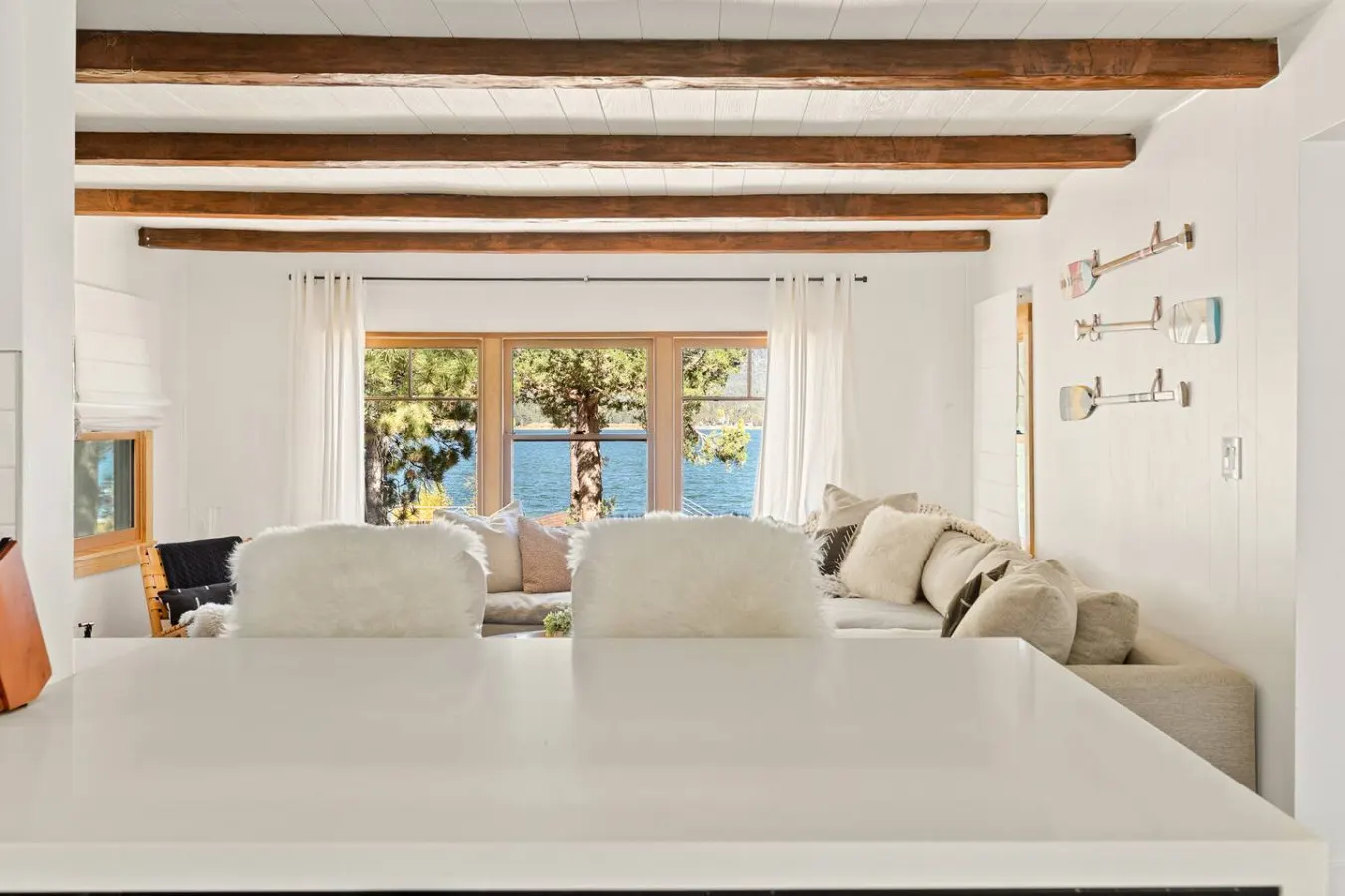 Luxury Lakefront Escape w Firepit and Private Dock 6