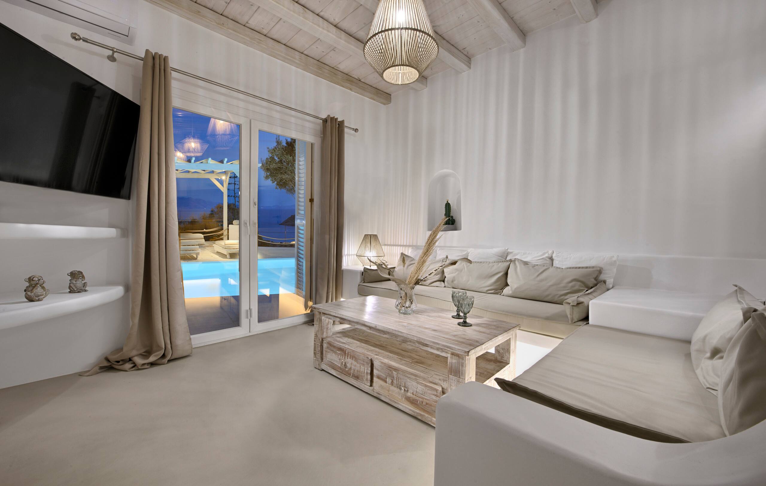 Lia Villas Mykonos | Private Pool | Night Security 11
