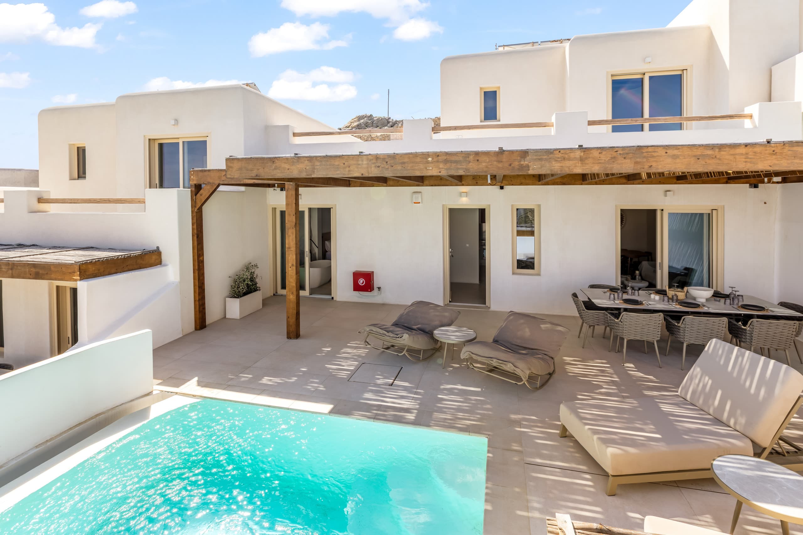 Vibe of Mykonos |B|C| M&D-Tilemachos pool&jacuzzi 31