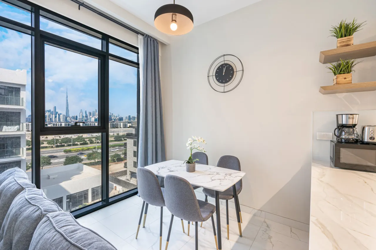 Bright & Modern Home with Burj Khalifa Views 9
