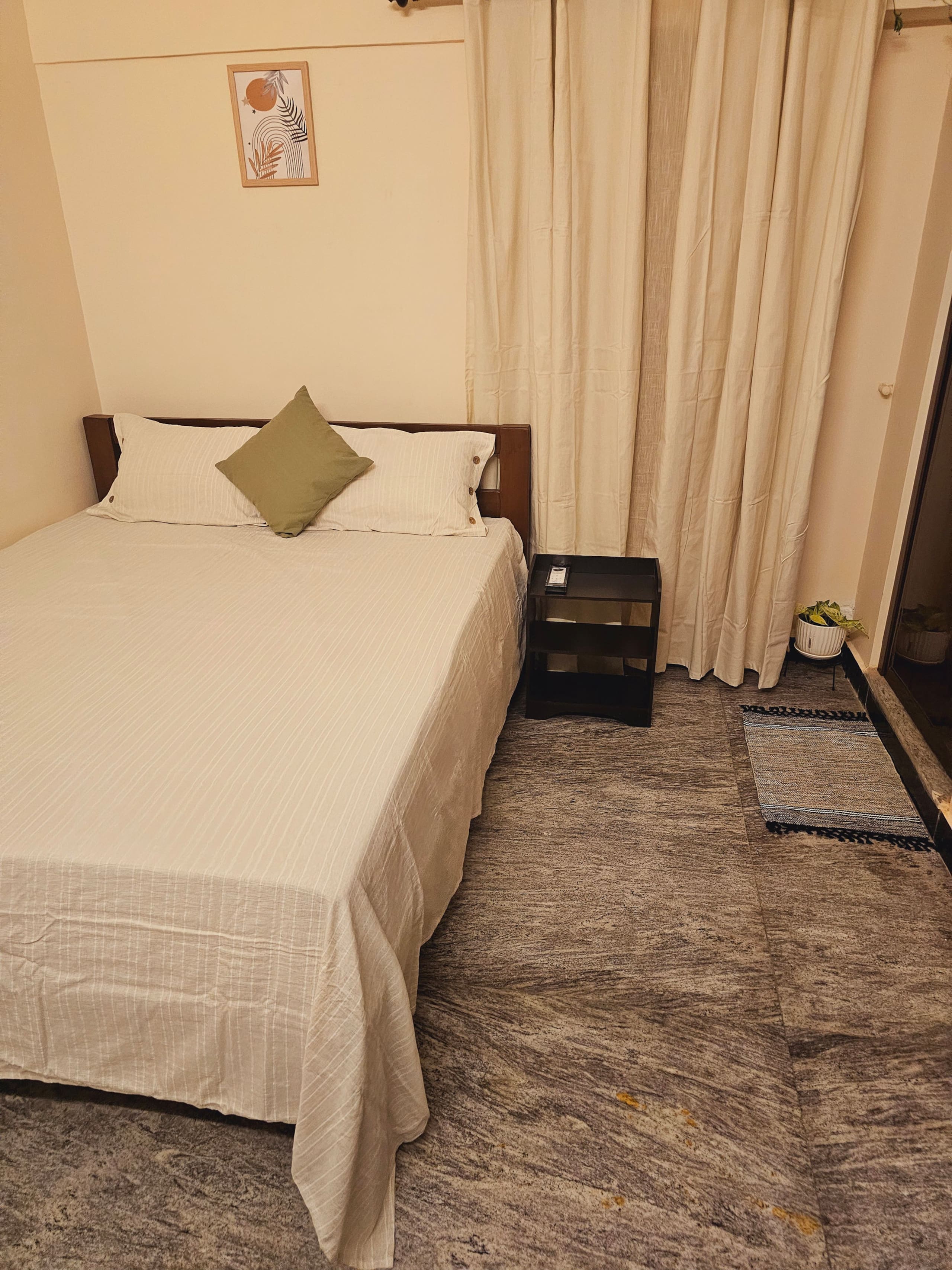 Moonlit stays-Cozy 2BHK with Private Boho Terrace 14