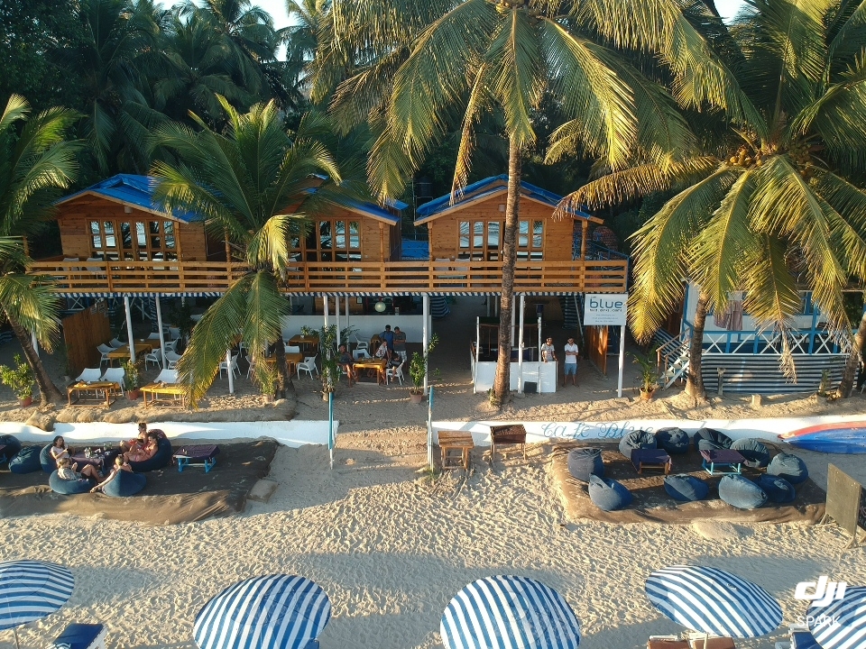 The Blue Blacony 250m From Palolem Beach Wifi 1