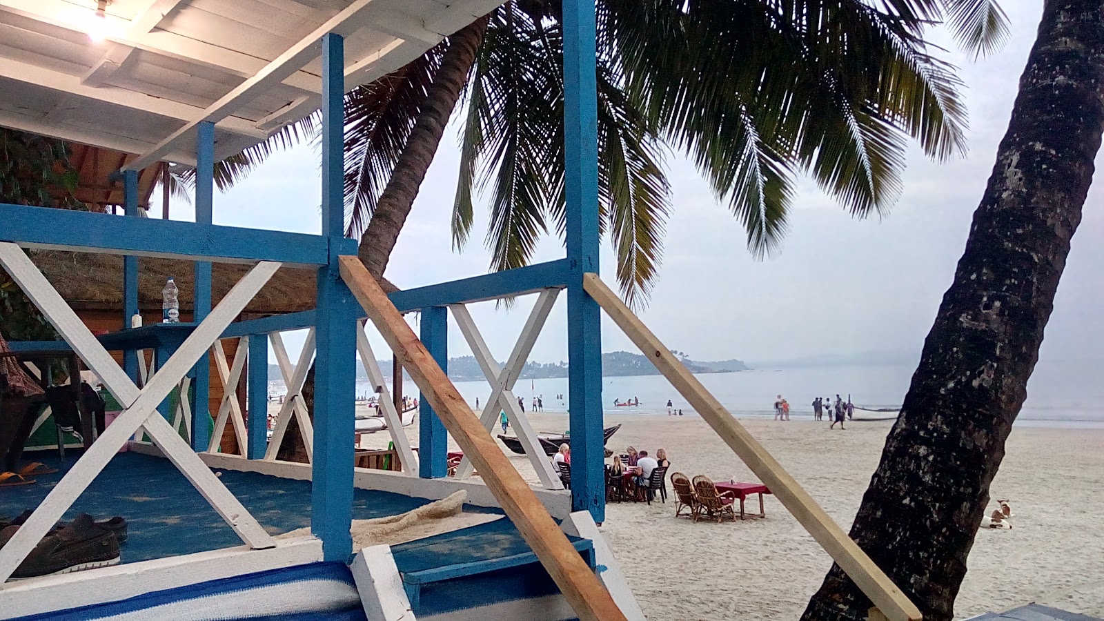 The Blue Blacony 250m From Palolem Beach Wifi 6