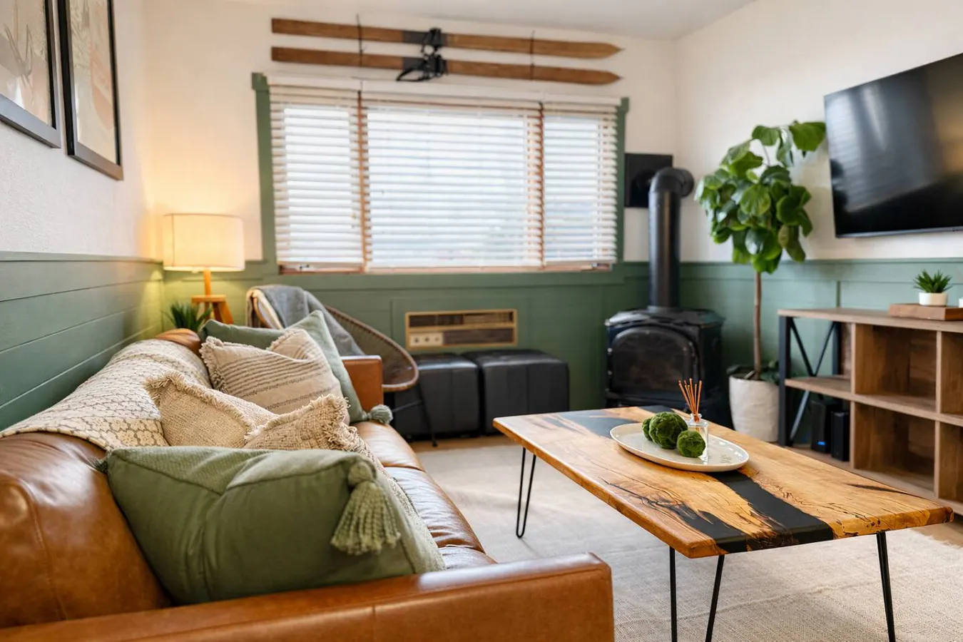 Storybook setting, cozy retreat