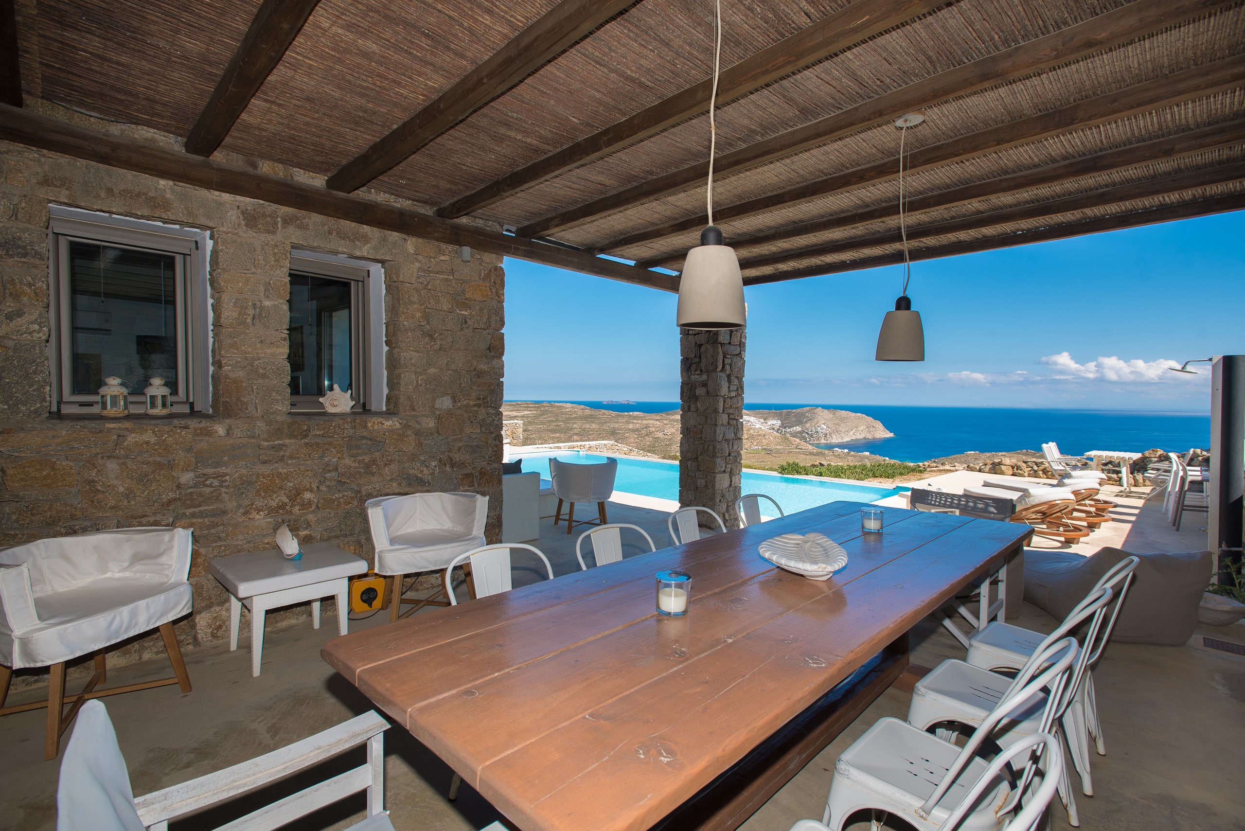 sea view villa/private pool/Mykonos/amallinisuites 13