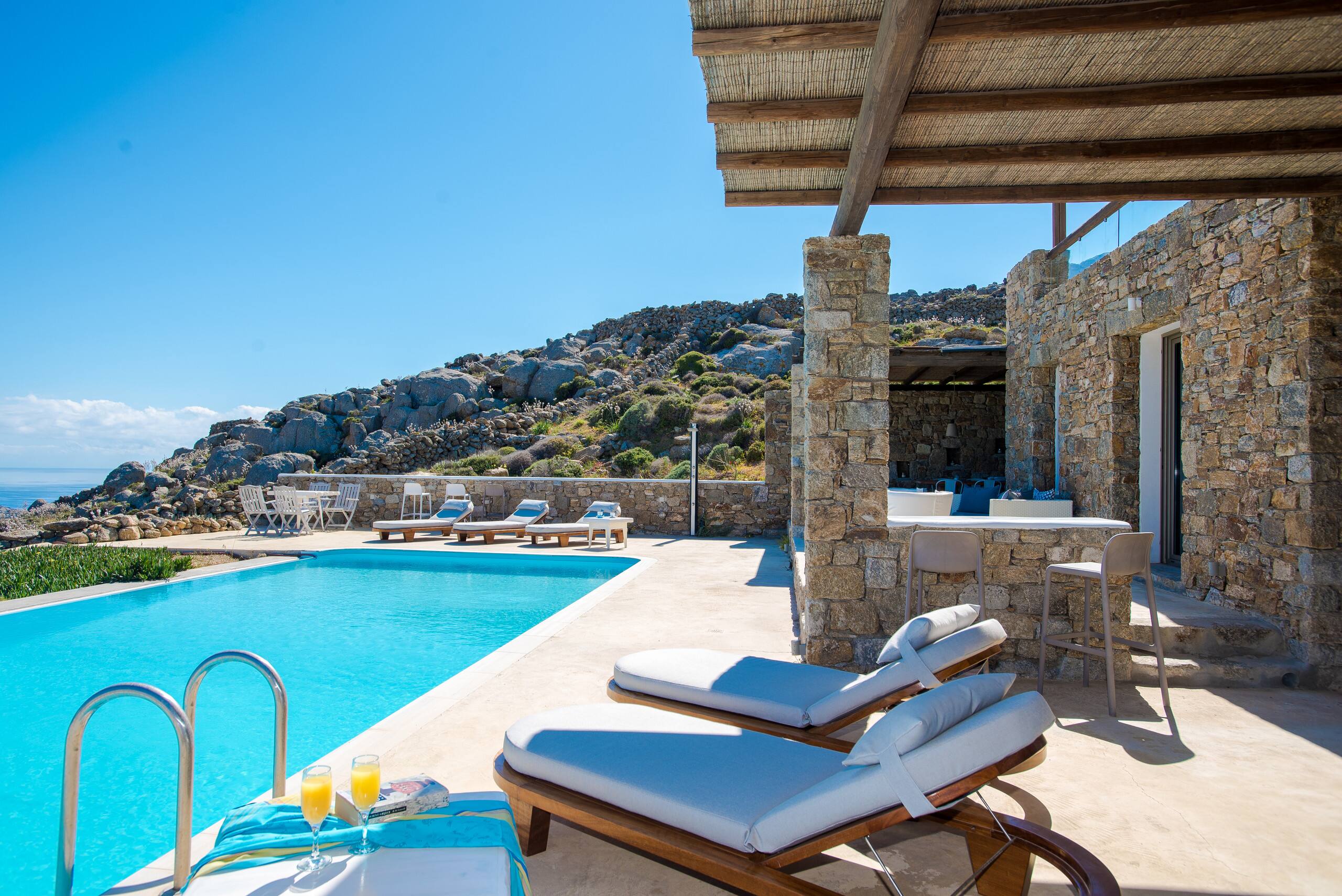 sea view villa/private pool/Mykonos/amallinisuites 10