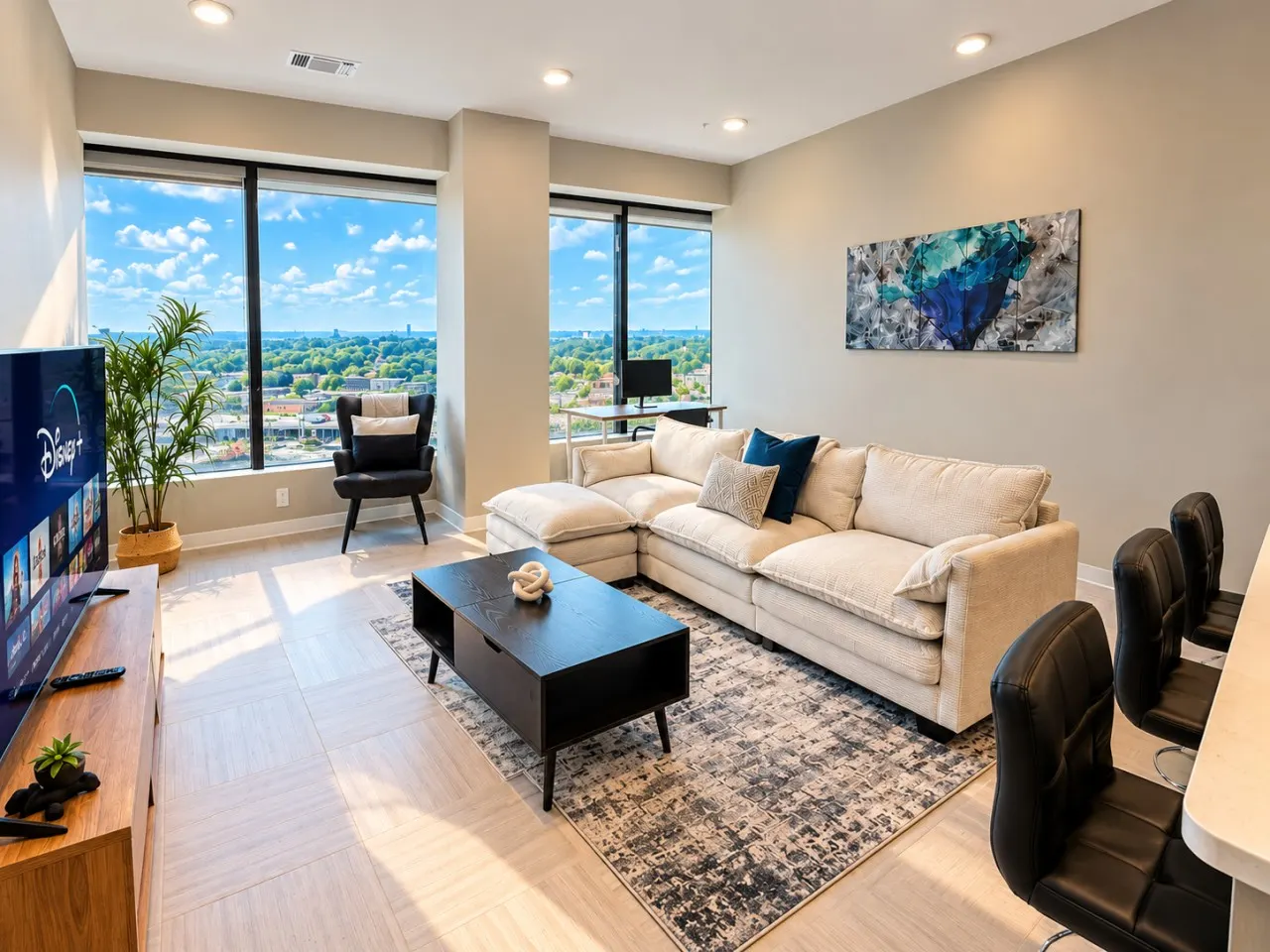 Downtown View Retreat 3BR 2 Kings 2