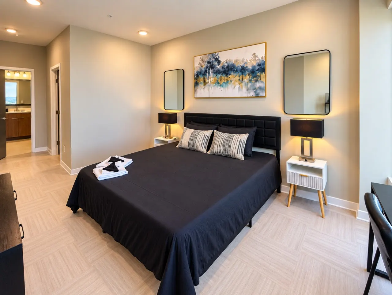 Downtown View Retreat 3BR 2 Kings 10