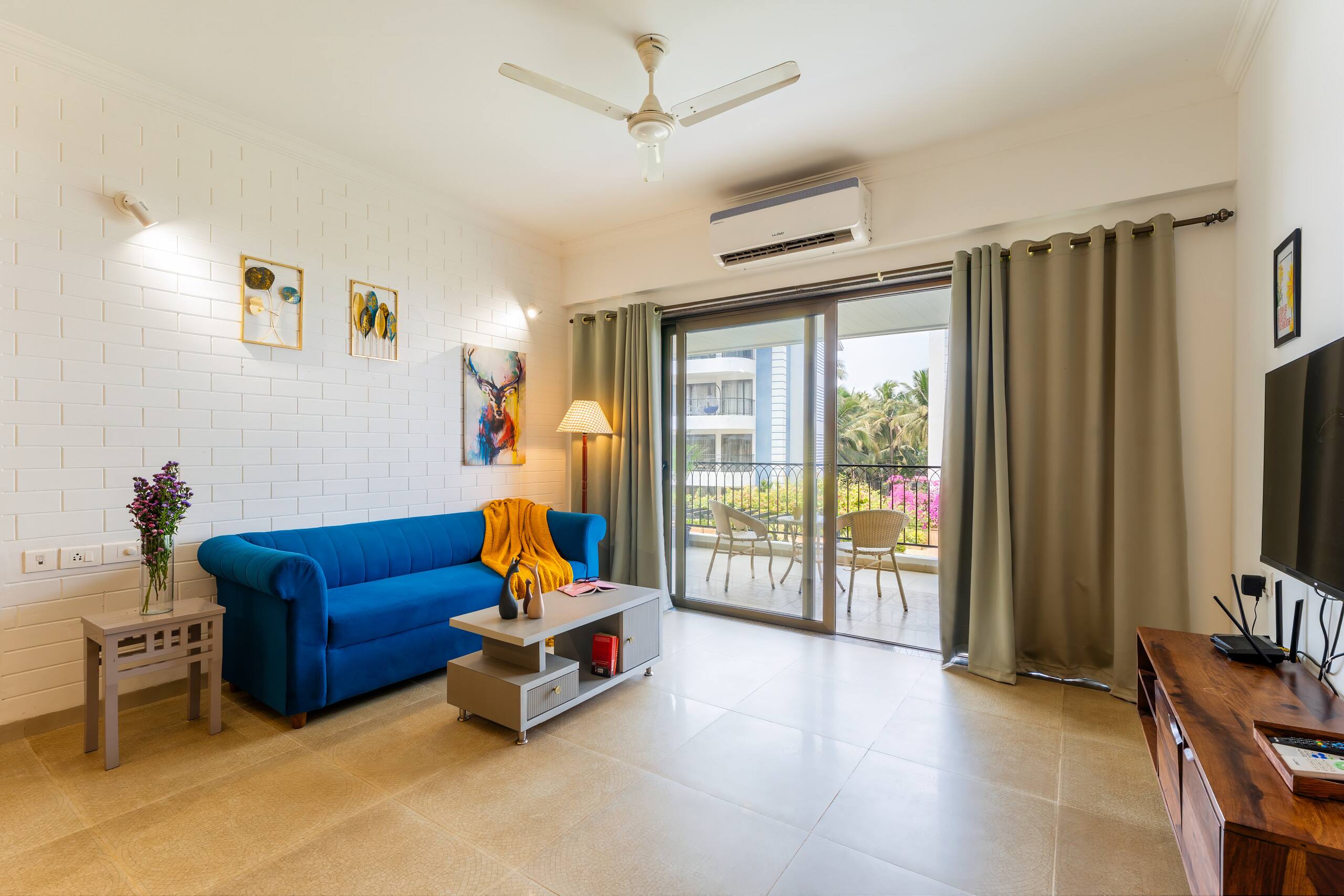 Sereno Breeze 2bhk apt 5 mins baga calangute beach 10