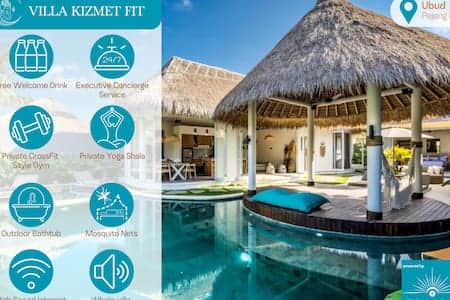 KizmetFit - 2bed Luxury Private Villa Resort Ubud