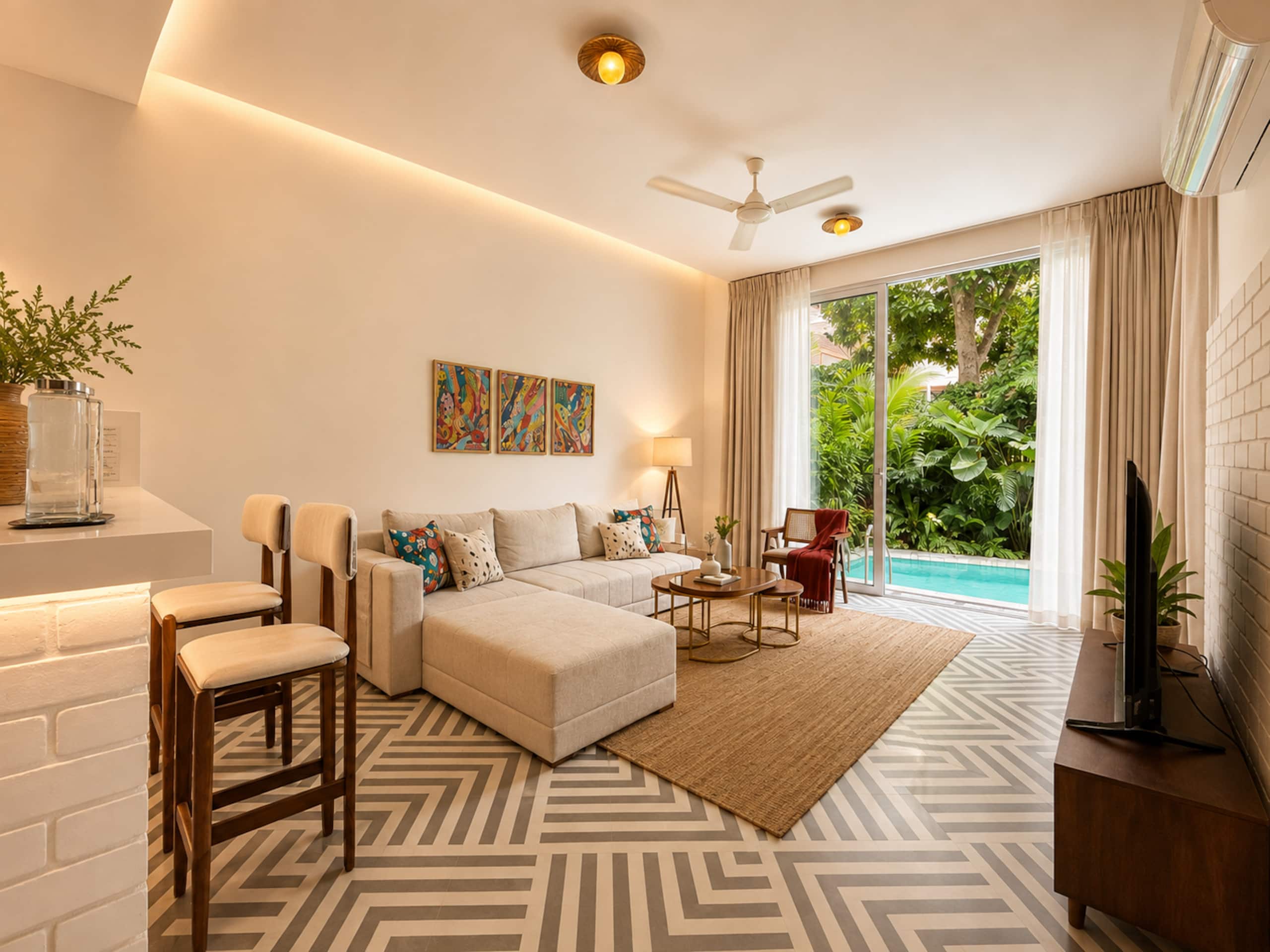 La Dona: Exquisite private pool 2bhk in Siolim 5
