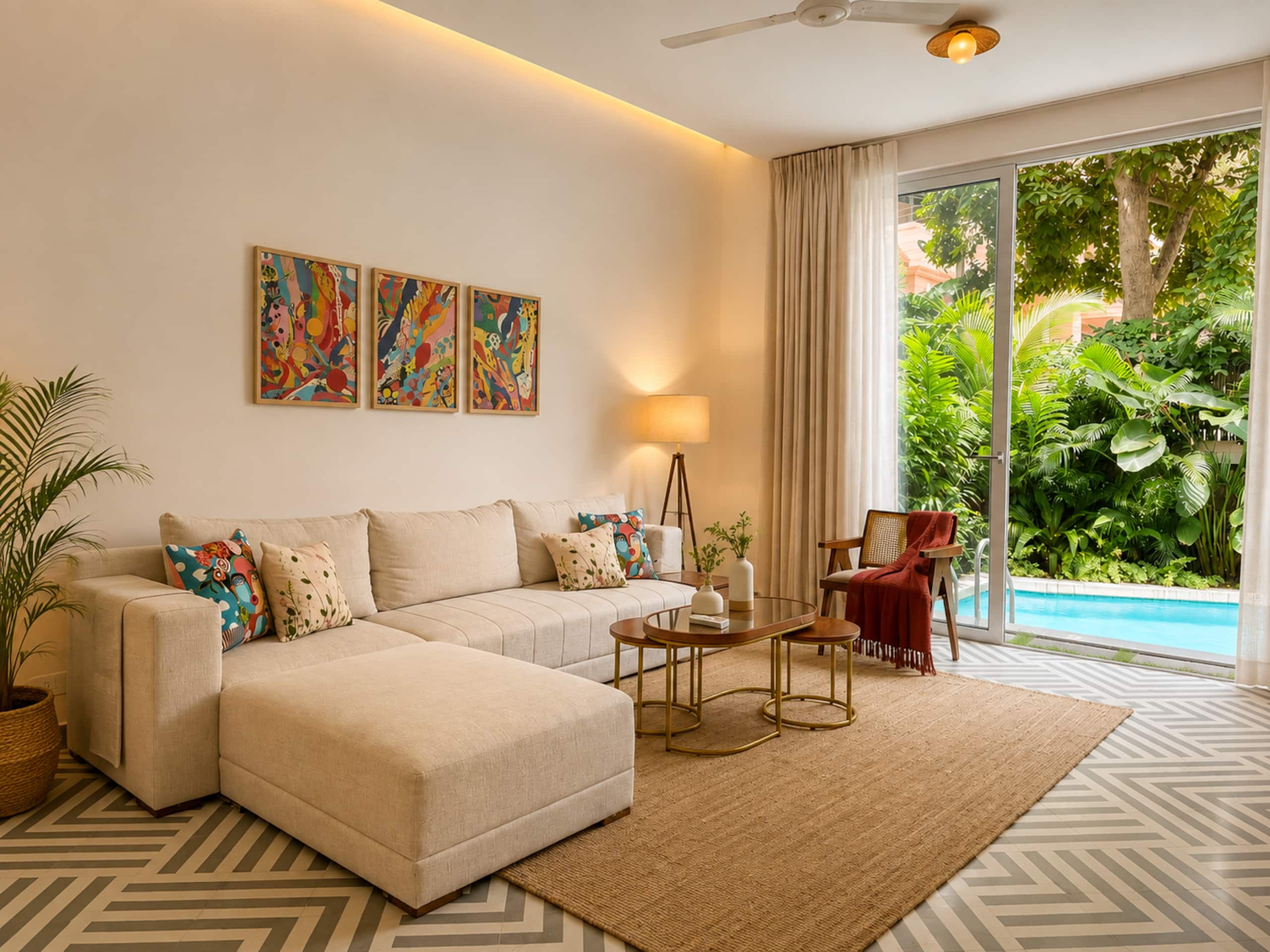 La Dona: Exquisite private pool 2bhk in Siolim 1