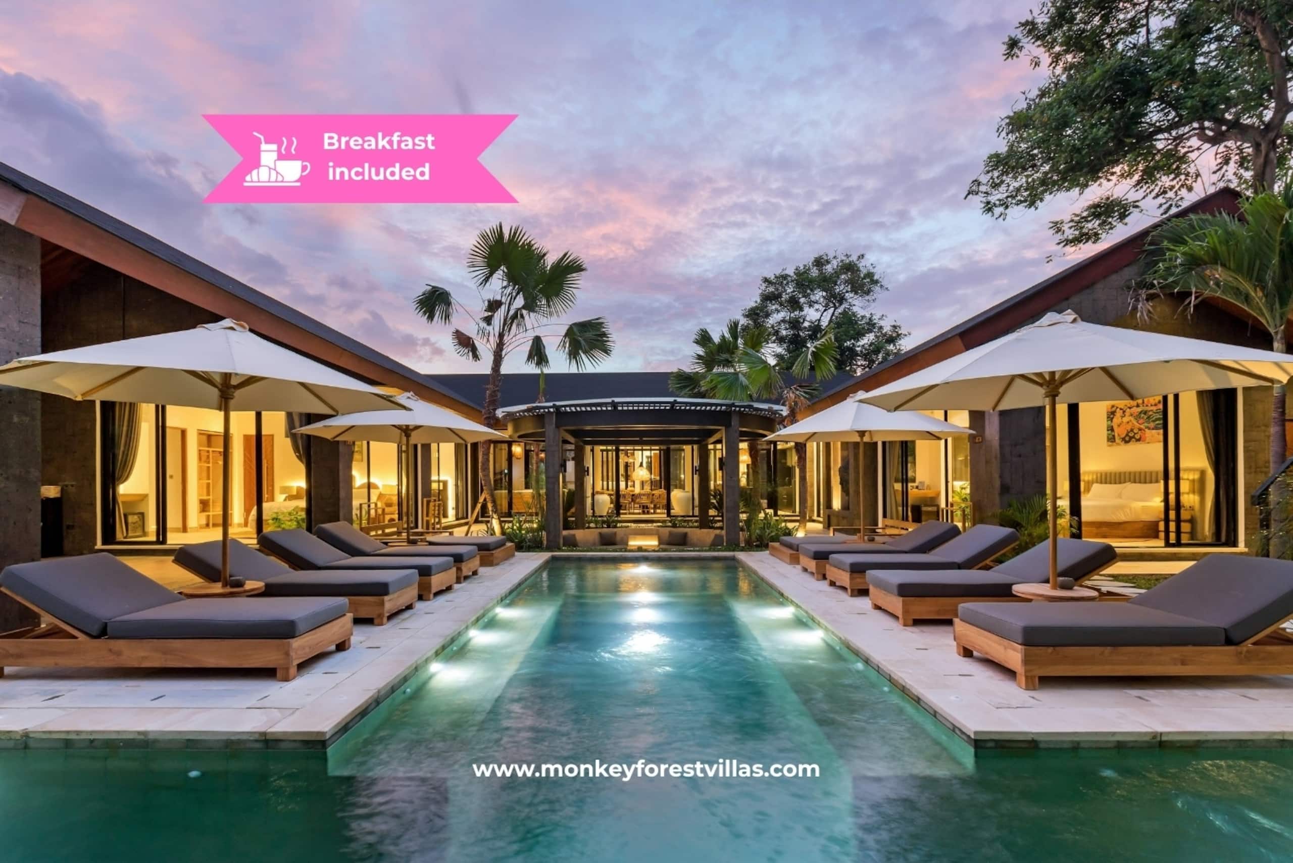 Villa Happytime (7-8 bd), pool, slide, sauna, yoga