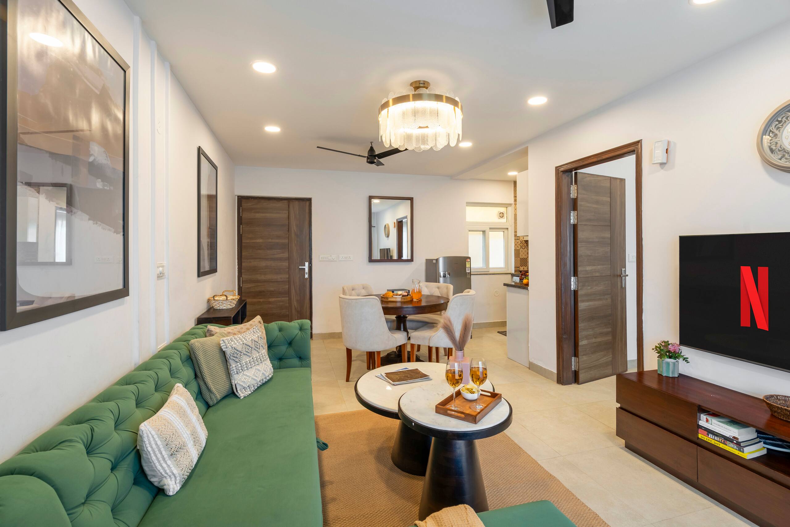 Emerald Pool View 1BHK | Candolim, North Goa 10