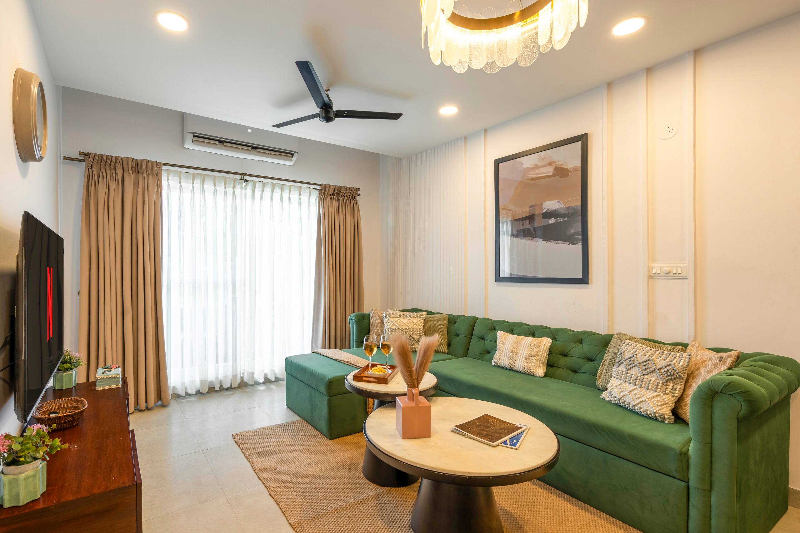 Emerald Pool View 1BHK | Candolim, North Goa 3