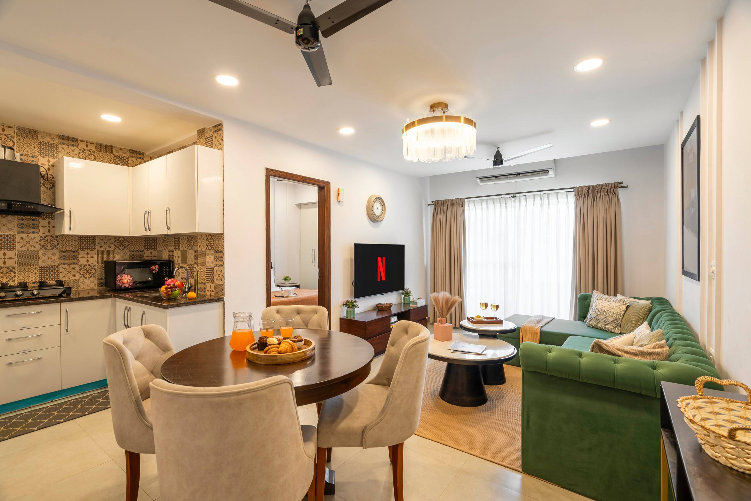 Emerald Pool View 1BHK | Candolim, North Goa 1