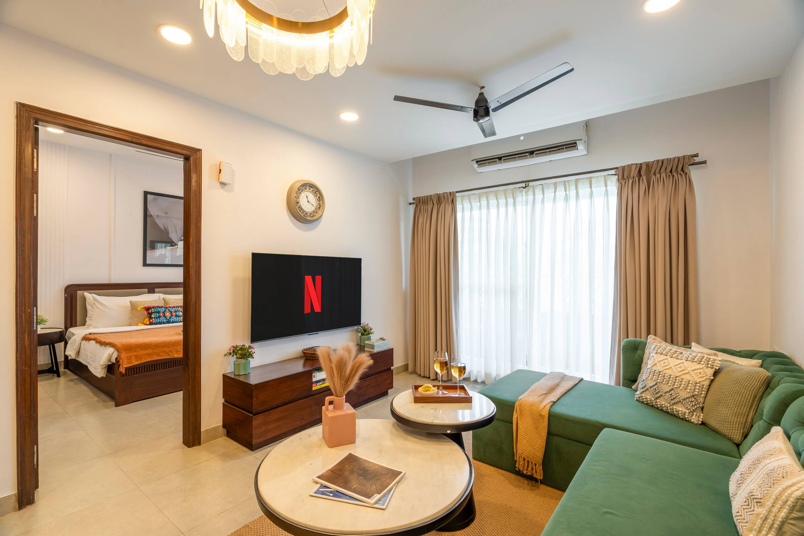 Emerald Pool View 1BHK | Candolim, North Goa 9