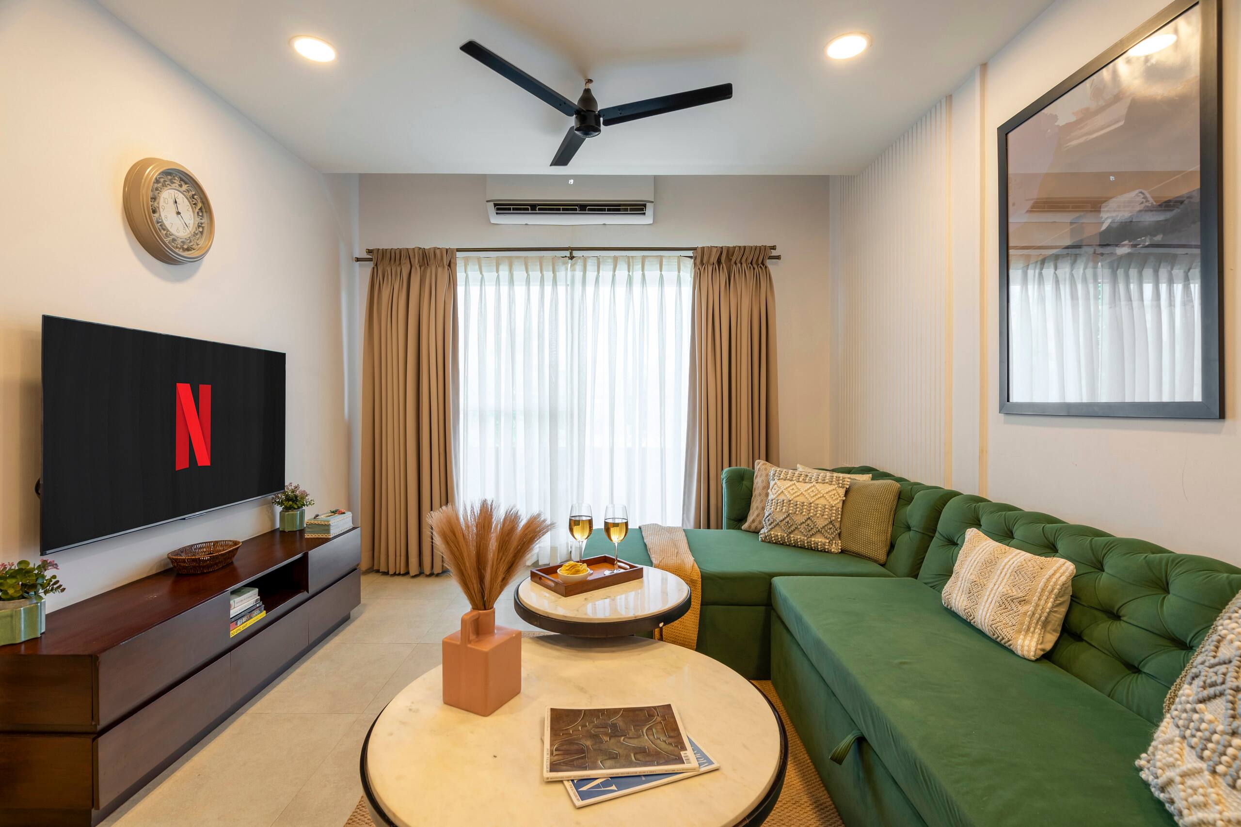 Emerald Pool View 1BHK | Candolim, North Goa 2